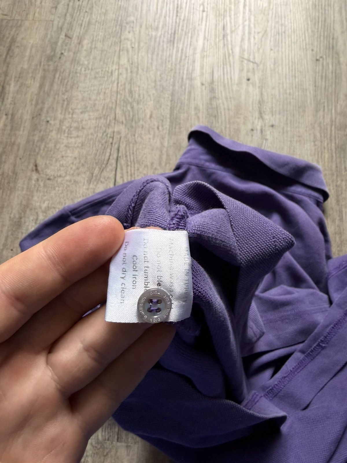 Dior Dior Bee Logo purple Polo T-Shirt Size US M / EU 48-50 / 2 - 7 Thumbnail