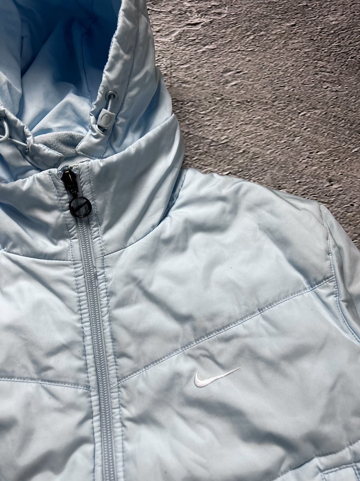 Nike × Vintage Nike padded jacket vintage baby blue Y2K puffer Size M / US 6-8 / IT 42-44 - 2 Thumbnail