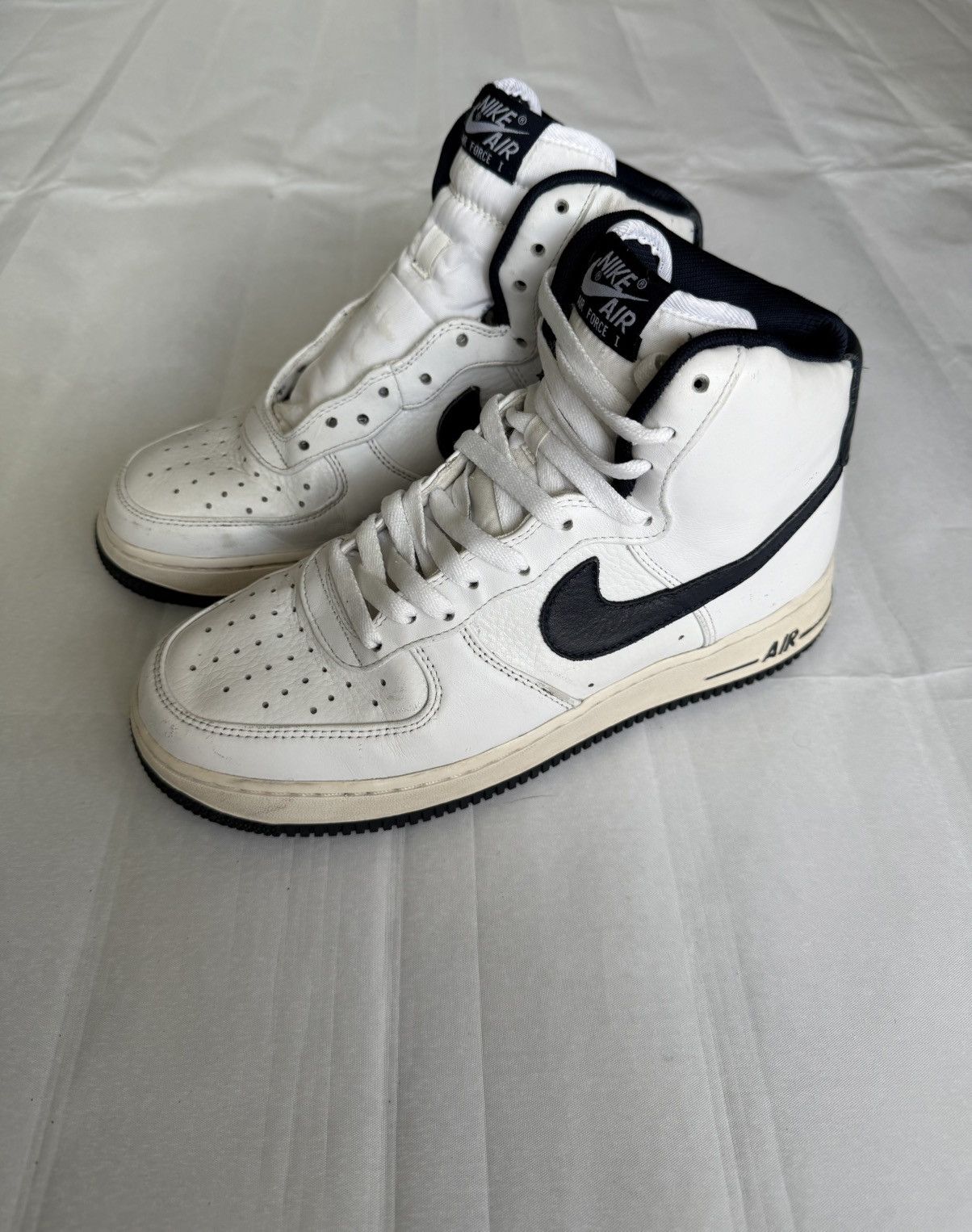 Nike × Vintage 2010 Nike Air Force 1 High Premium Leather sneakers Size US 8 / EU 41 - 2 Thumbnail