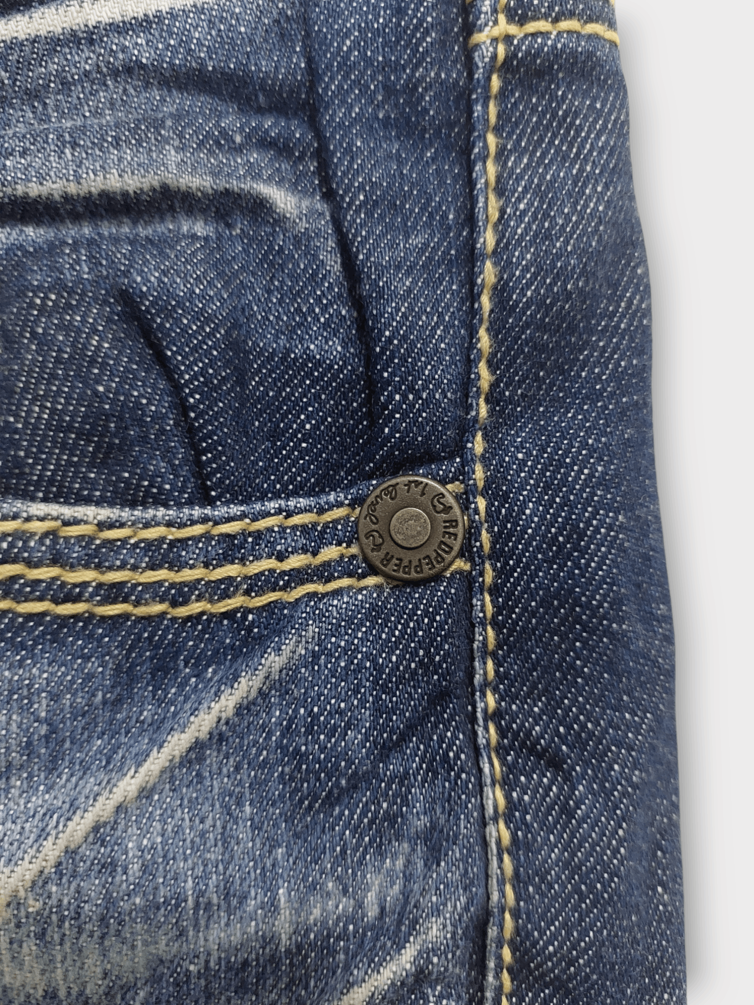 If Six Was Nine × Japanese Brand 🔥Red Pepper Jeans Flare Embroidery Florish Size 26" / US 2 / IT 38 - 4 Thumbnail