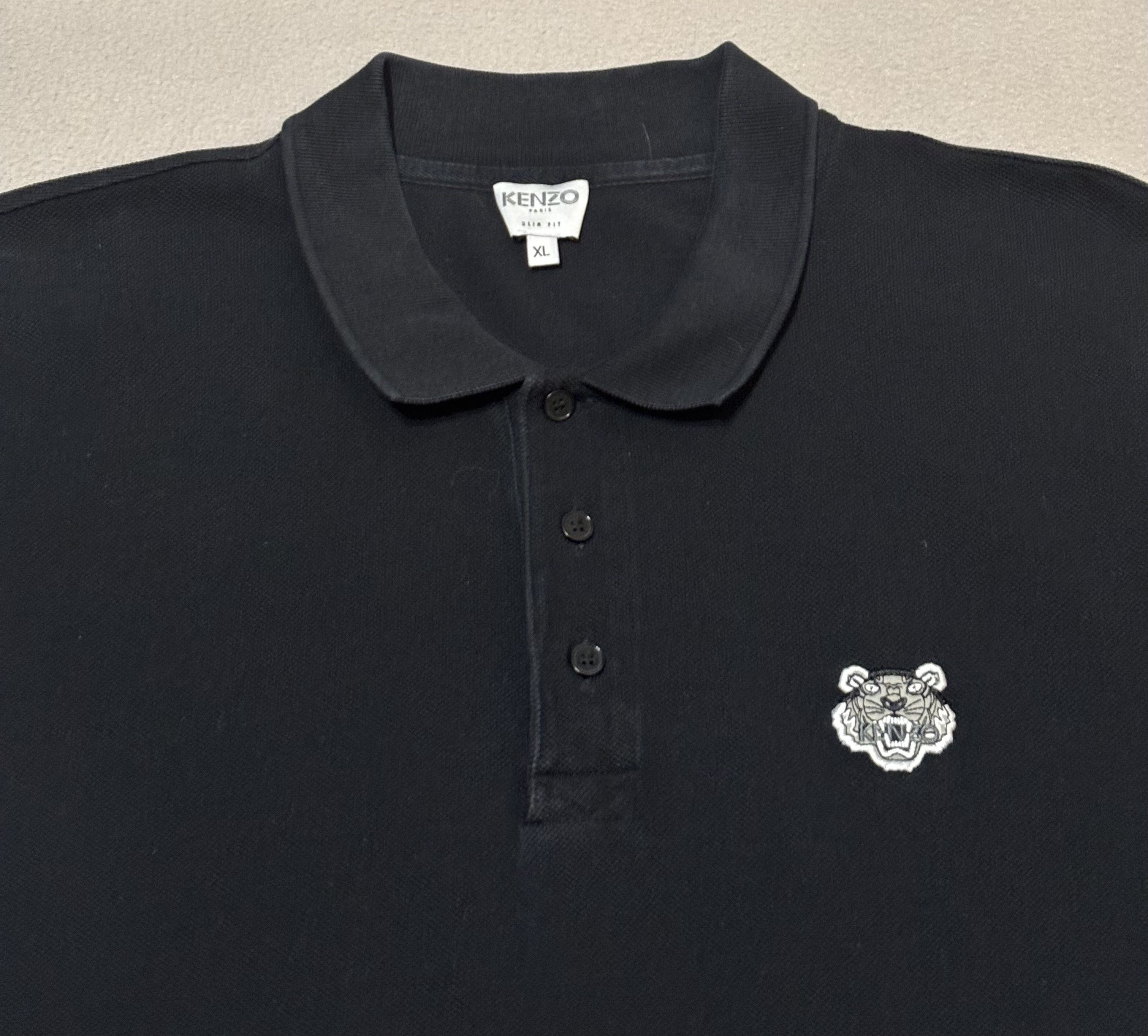 Kenzo Kenzo Happy Tiger Black Polo Size. XL Size US XL / EU 56 / 4 - 6 Thumbnail