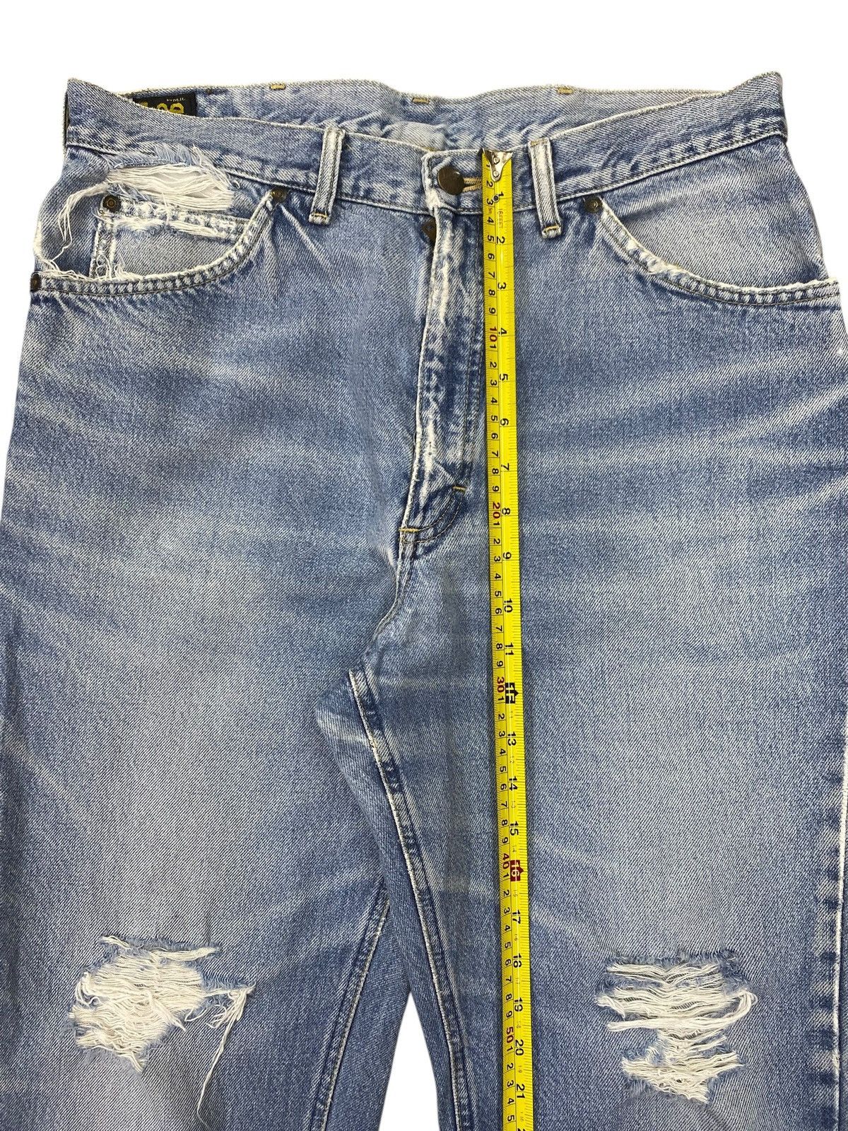 Lee Lee Brand Ripped Whiskers Style Loose Jeans Size US 32 / EU 48 - 12 Thumbnail