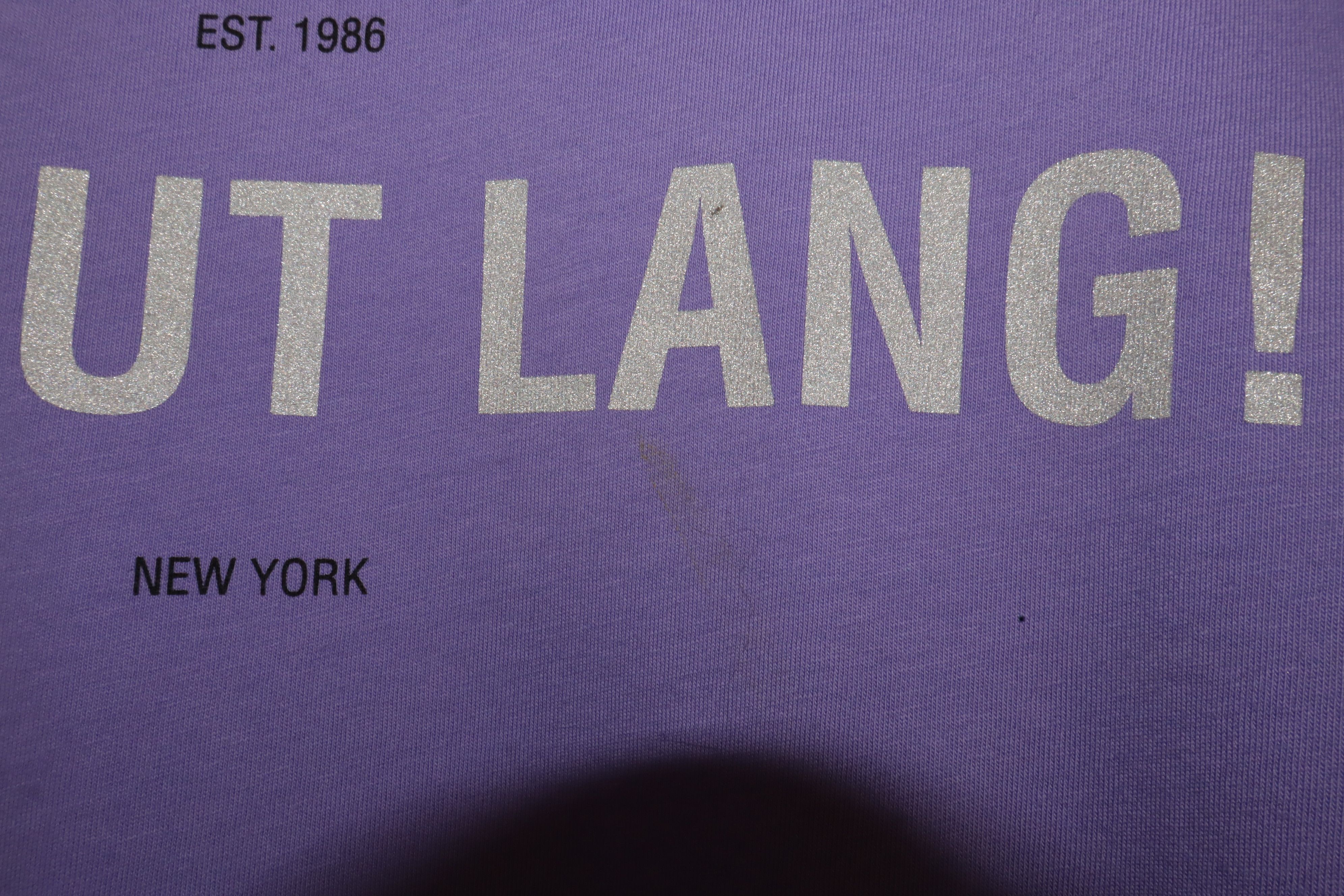 Helmut Lang Oversized log print t-shirt Size US XS / EU 42 / 0 - 8 Thumbnail