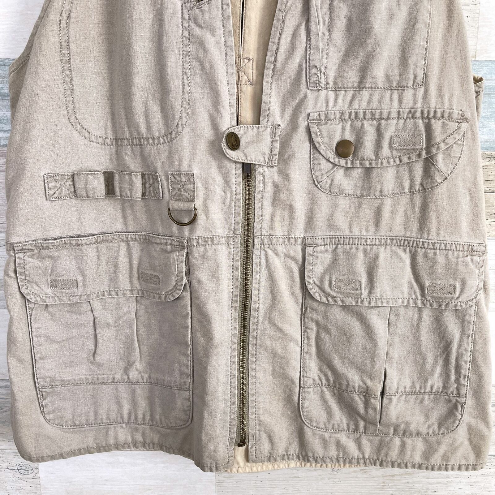 Royal Robbins Royal Robbins Vintage 90s Hiking Safari Vest Beige Mens M Size US M / EU 48-50 / 2 - 3 Thumbnail