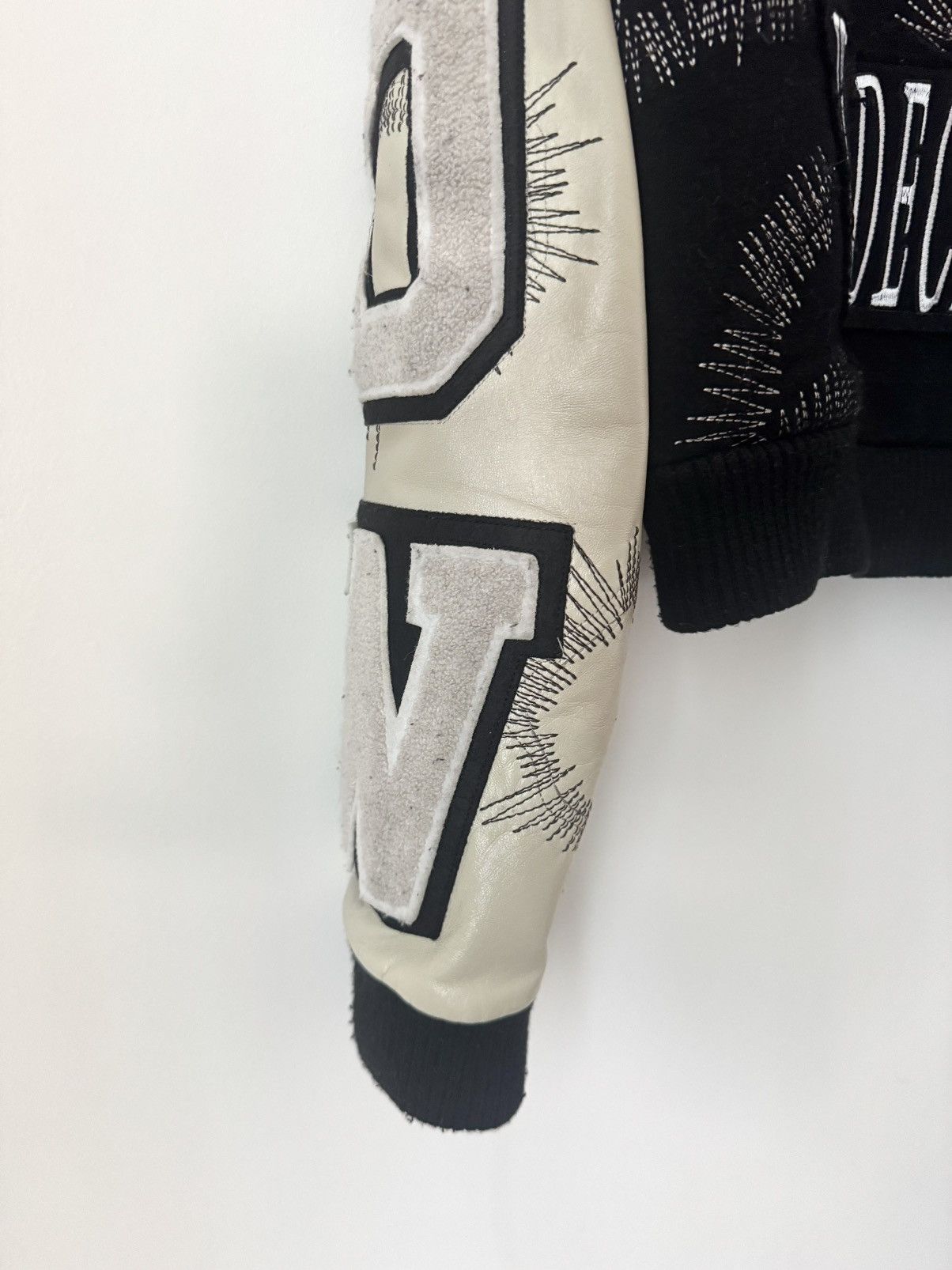 Who Decides War Who Decides War “Stained Glass” Varsity Jacket Black/Grey M Size US M / EU 48-50 / 2 - 4 Thumbnail