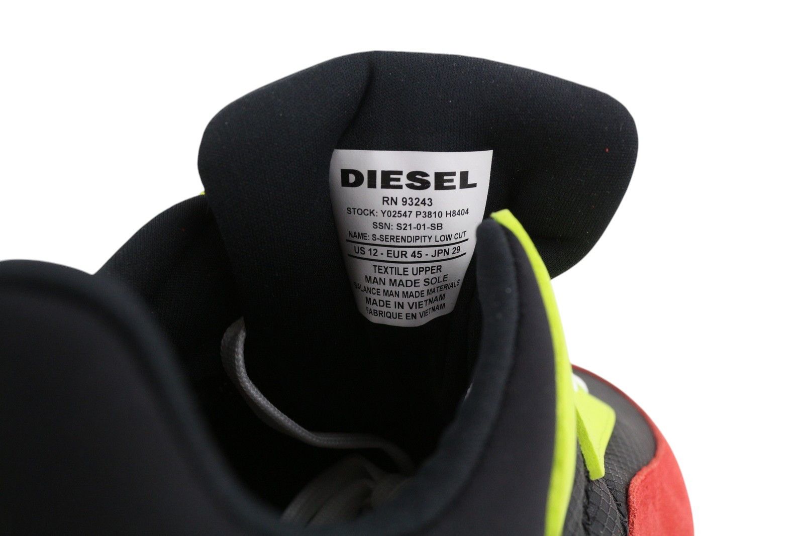 Diesel S-Serendipity Low Cut Mens Sneakers EU45 Laced 40964 Size US 12 / EU 45 - 11 Thumbnail