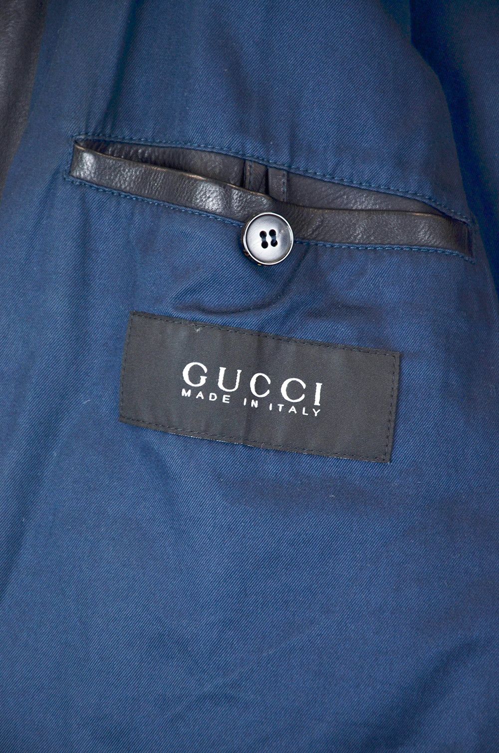 Gucci Gucci Vintage Distressed Leather Field Jacket – Size 50 Size US M / EU 48-50 / 2 - 14 Thumbnail