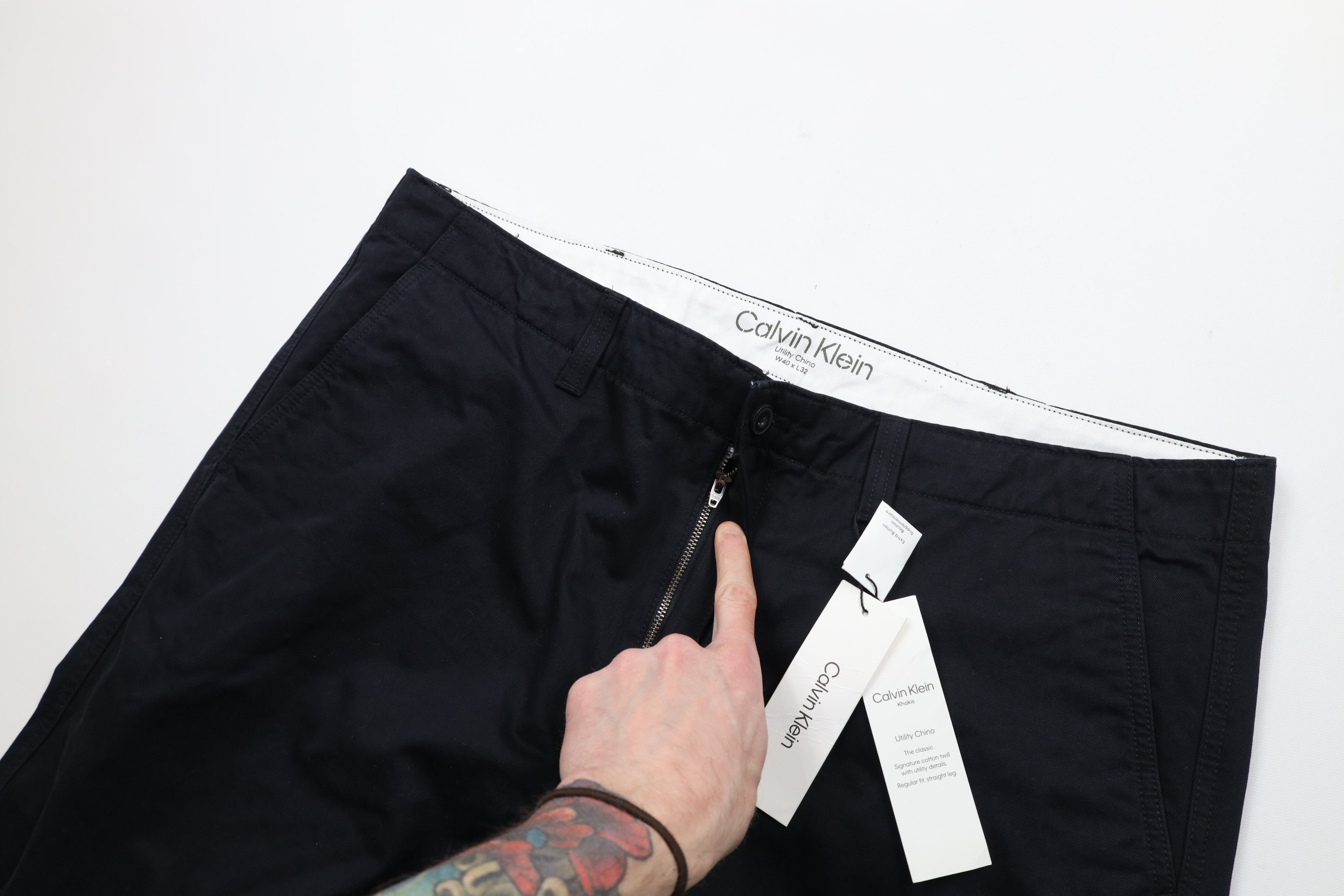 Calvin Klein × Vintage Deadstock Vintage Y2K Calvin Klein Wide Leg Utility Pants Size US 40 / EU 56 - 6 Thumbnail