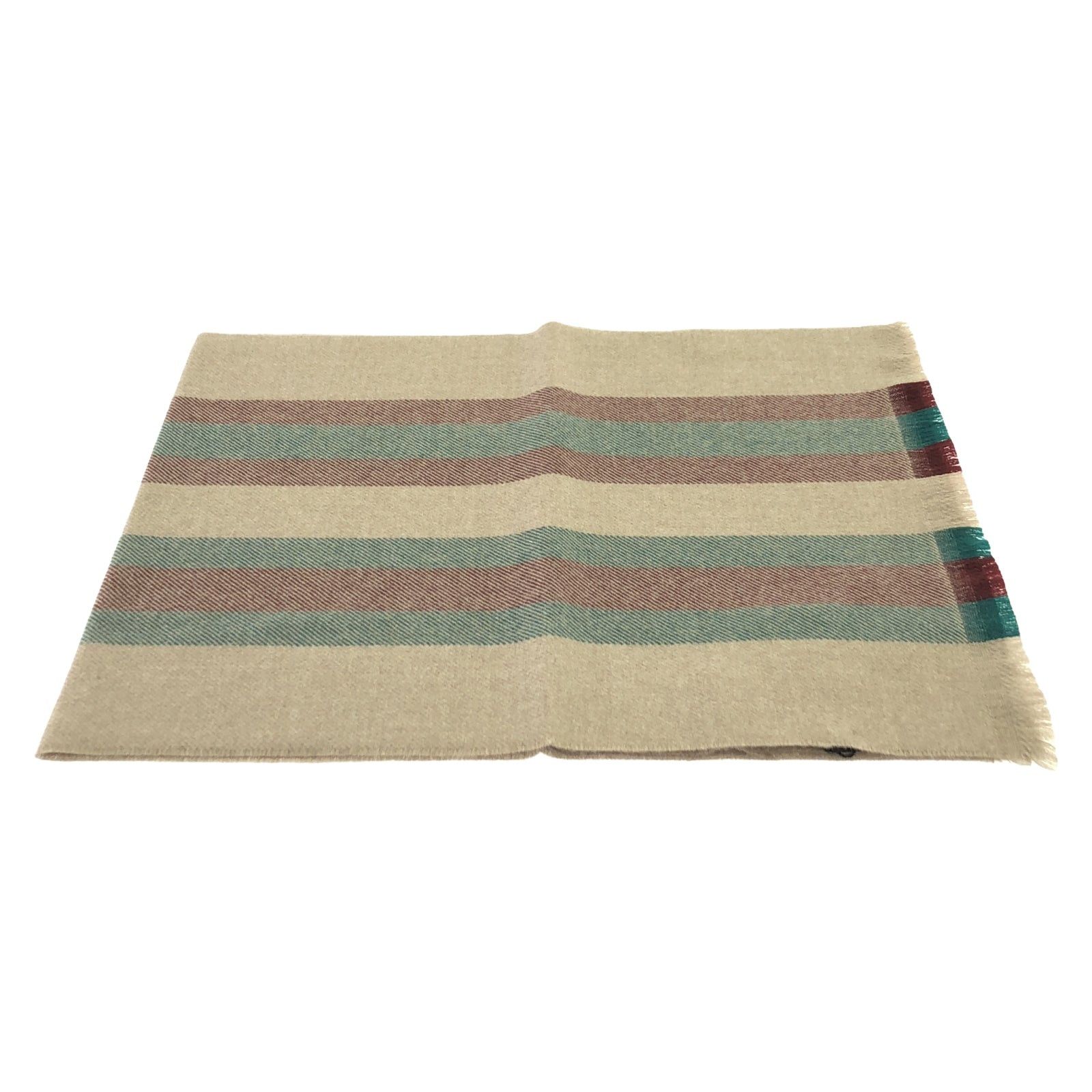 Gucci Gucci Scarf Wool Brown Size ONE SIZE - 1 Thumbnail