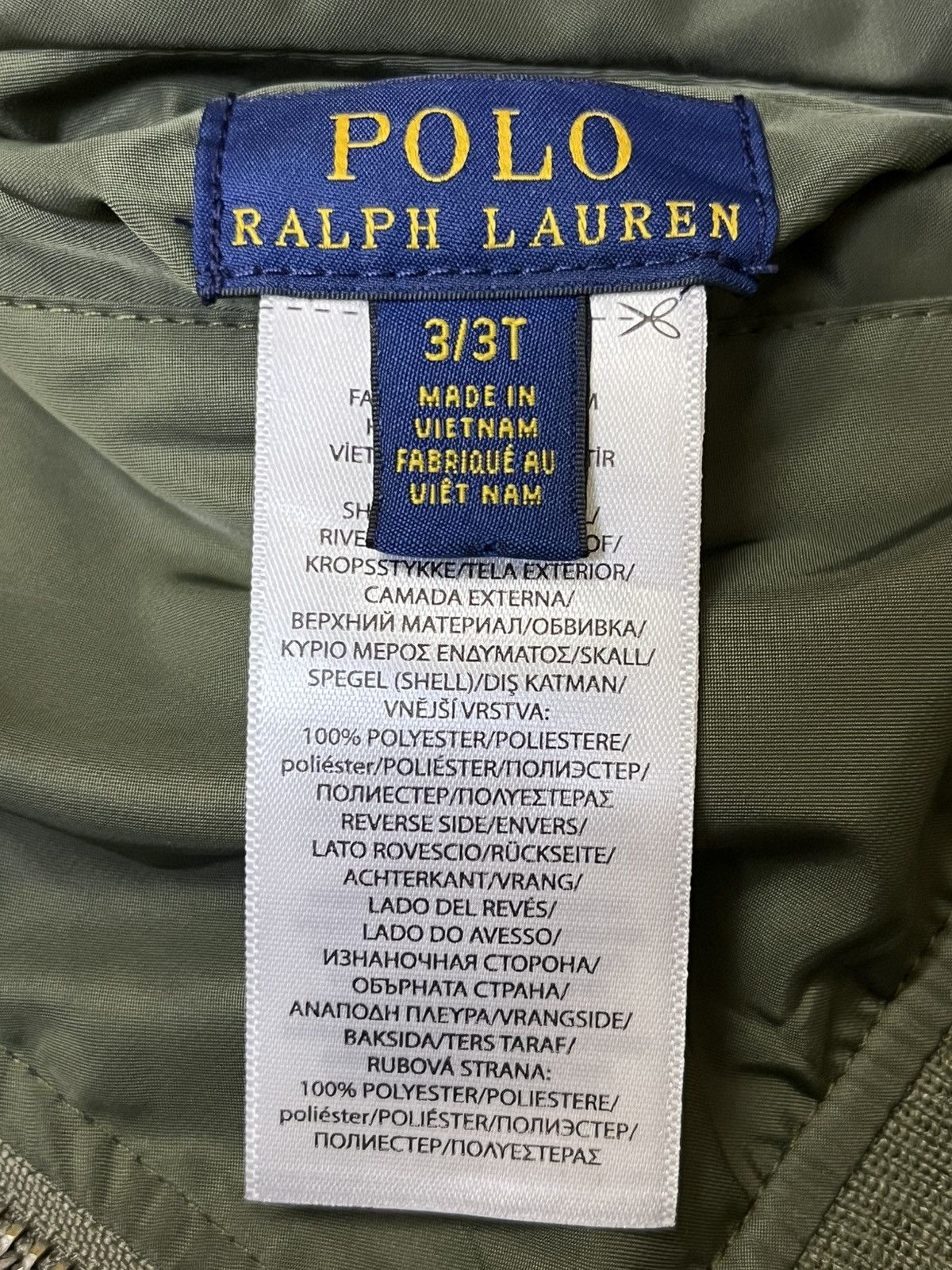 Polo Ralph Lauren POLO RALPH LAUREN kids us army reversible bomber jacket Size US XXS / EU 40 - 16 Thumbnail