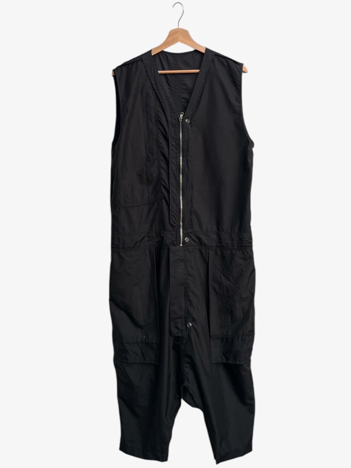Rick Owens Rick Owens SS14 Vicious Black Nylon Bodybag Jumpsuit Size US S / EU 44-46 / 1 - 5 Thumbnail