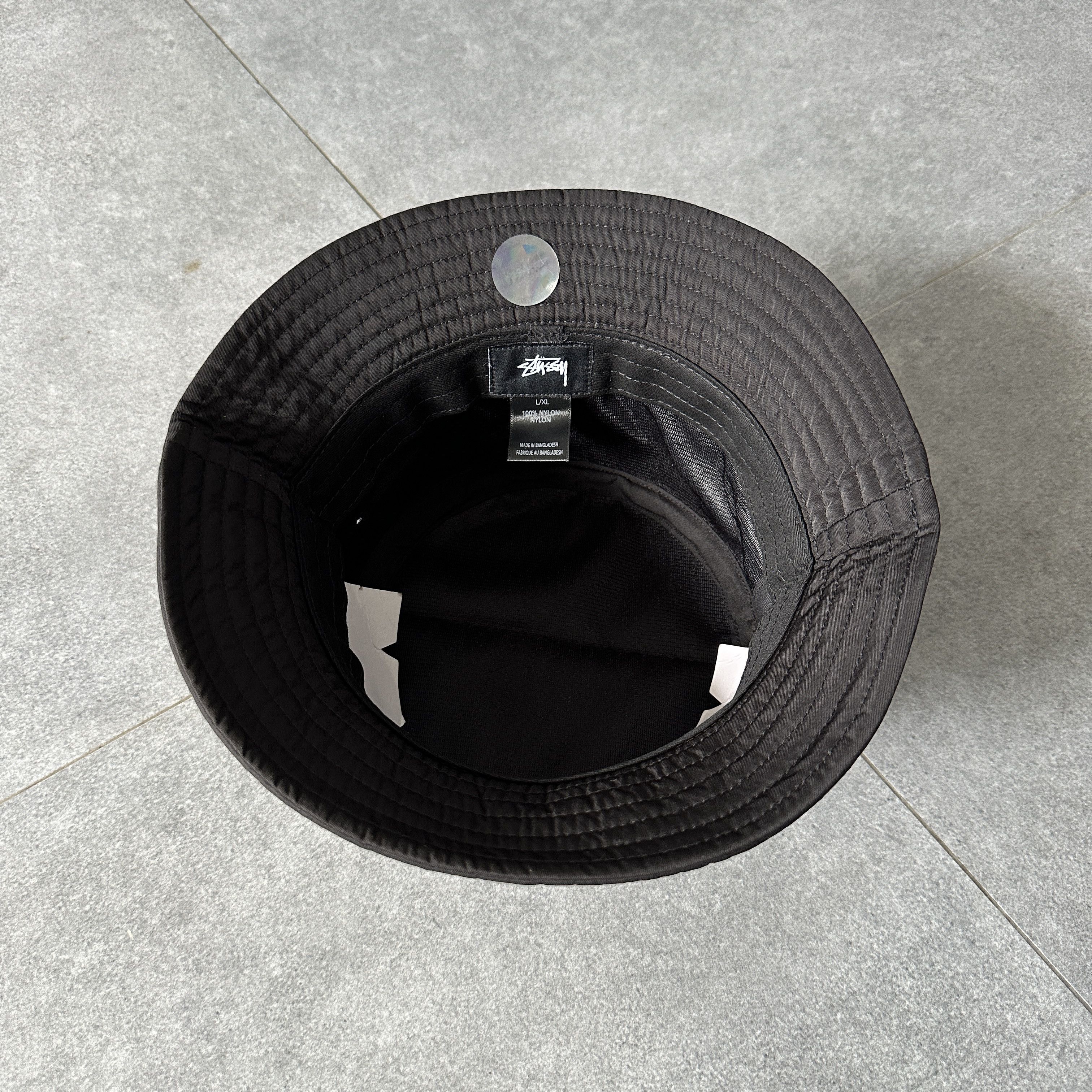 Stussy Stussy bucket hat reflective black Size ONE SIZE - 4 Thumbnail
