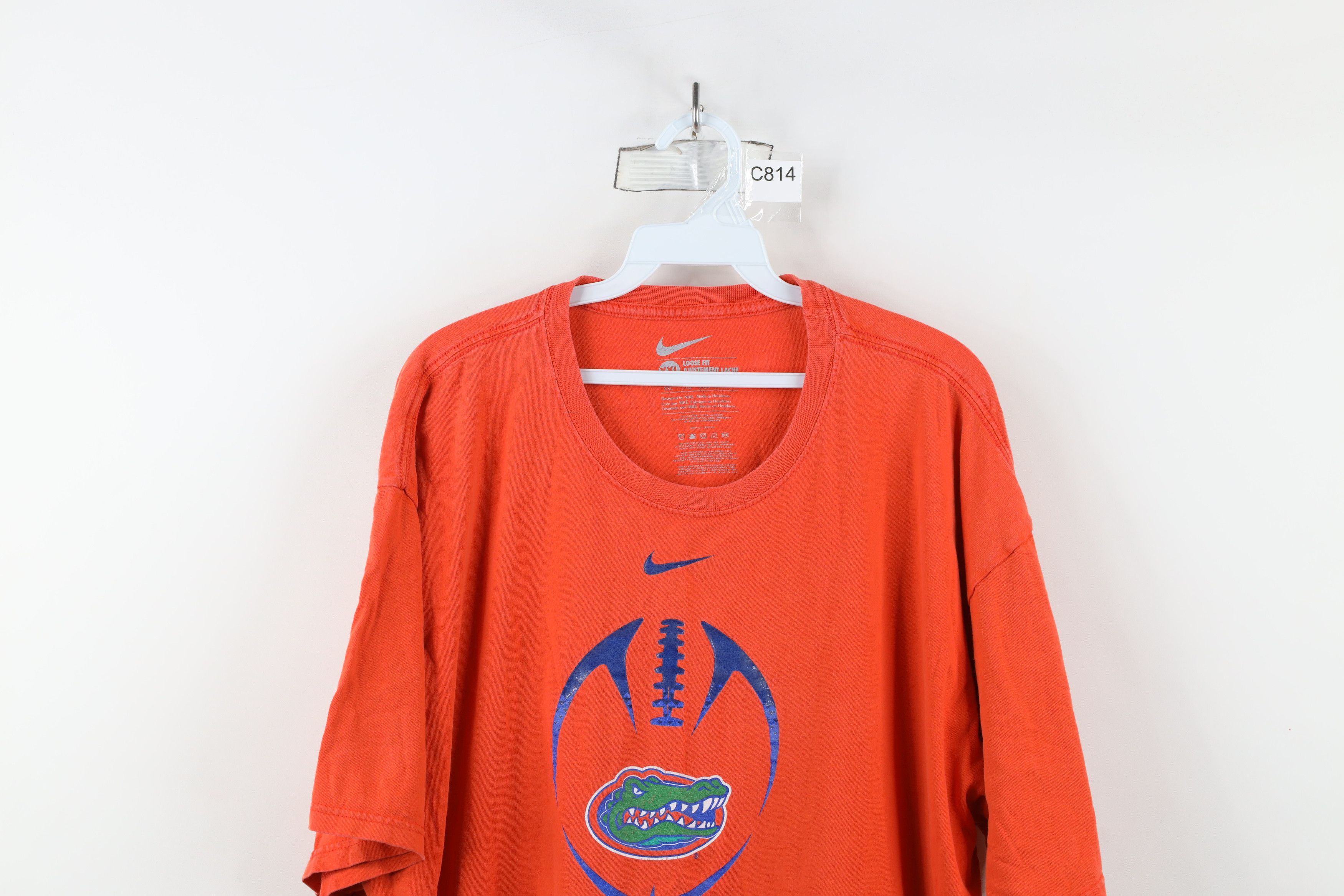 Nike × Vintage Vintage Nike Swoosh University of Florida Football T-Shirt Size US XXL / EU 58 / 5 - 2 Thumbnail