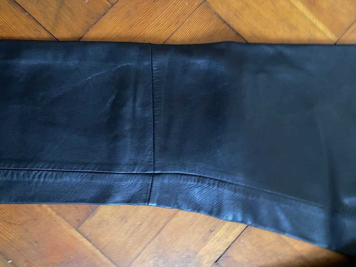 Helmut Lang Helmut Lang Leather Trousers Size US 30 / EU 46 - 4 Thumbnail