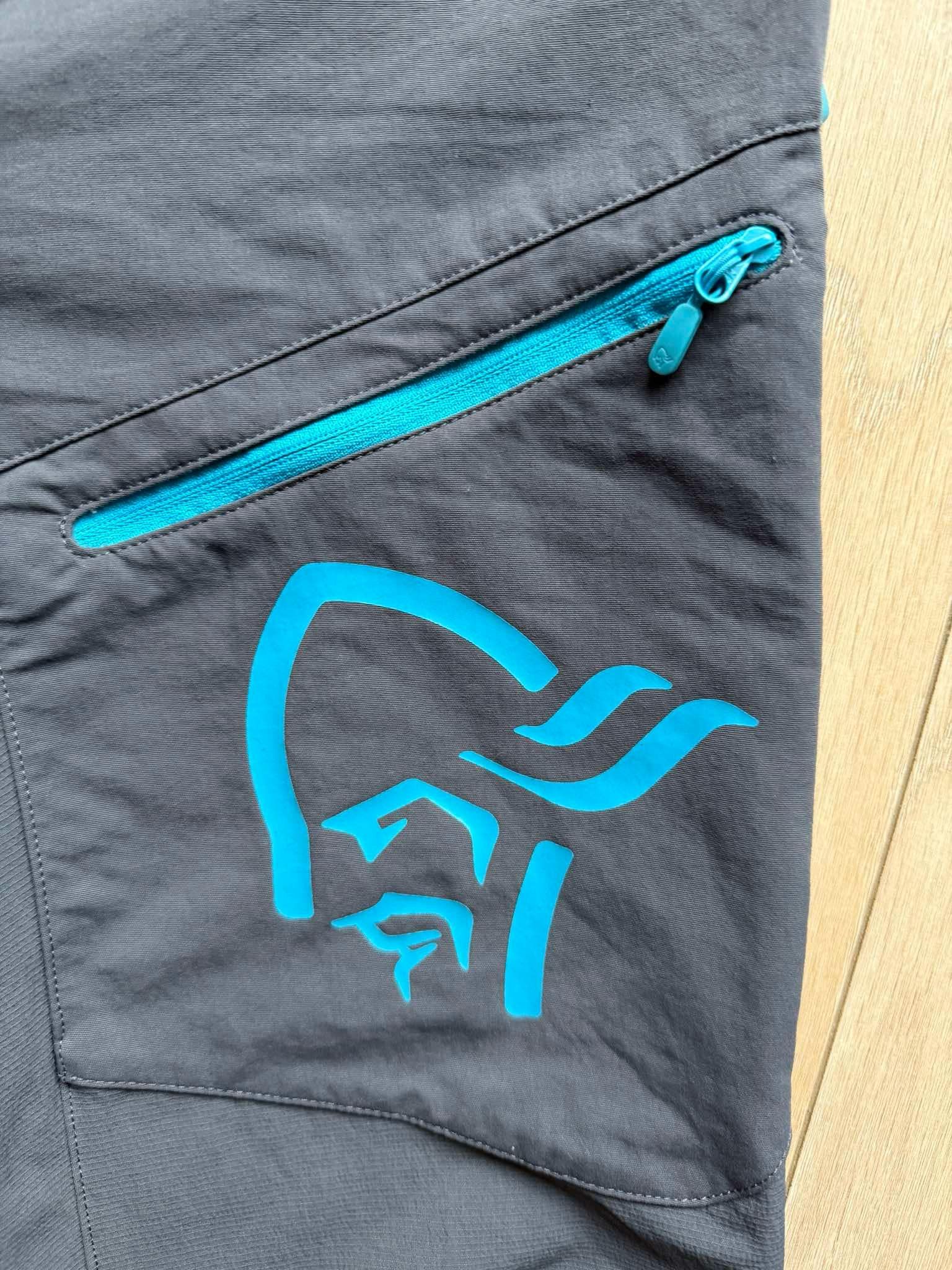 Norrona Women Norrona Fjora Flex1 Blue Hiking Pants Viking Head Size 28" / US 6 / IT 42 - 3 Thumbnail