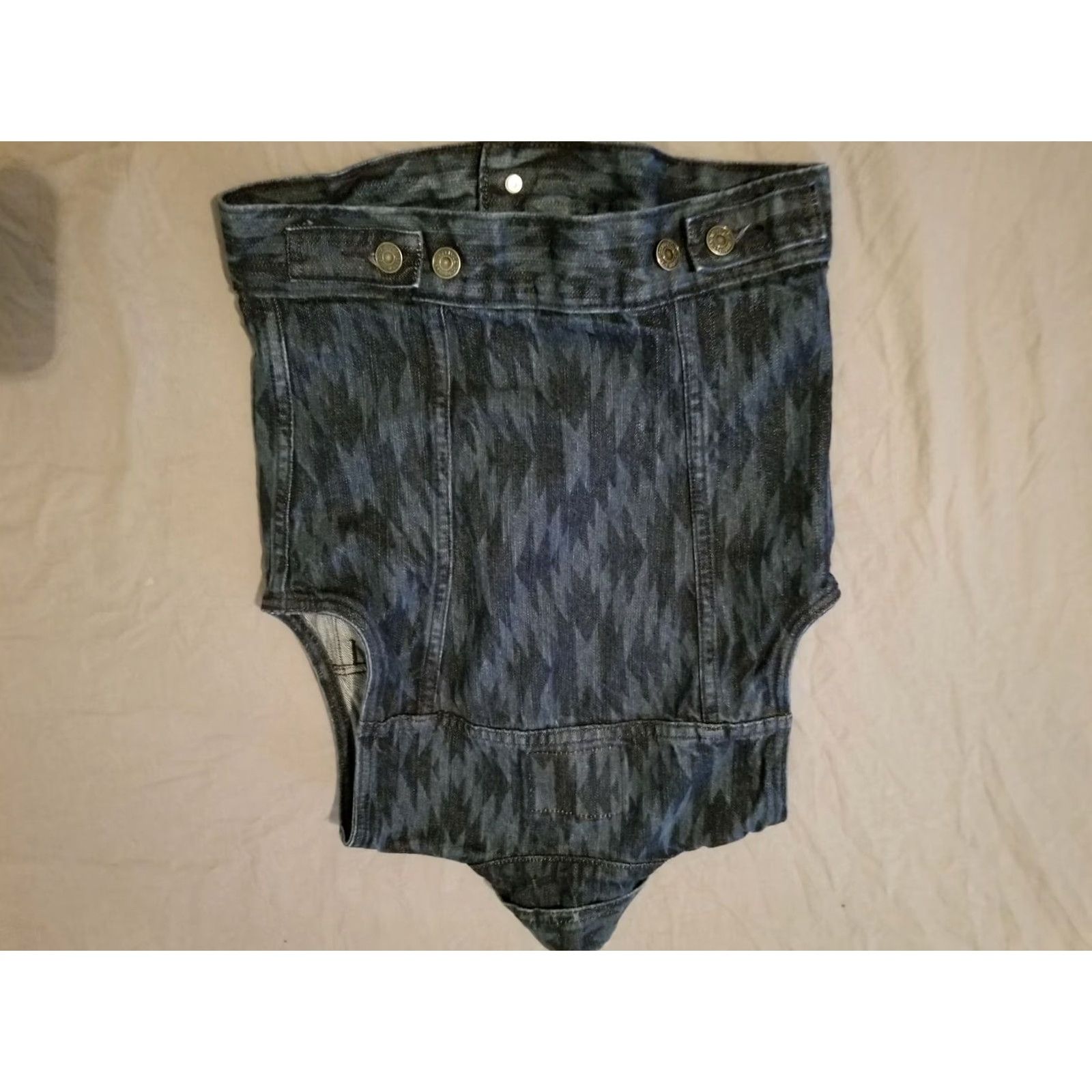 Levi's VINTAGE Levi's Denim Vest XS Blue Jean Jacket Womens Jacket Vest XS Blue Levi's Denim Jacket Size 26" / US 2 / IT 38 - 6 Thumbnail