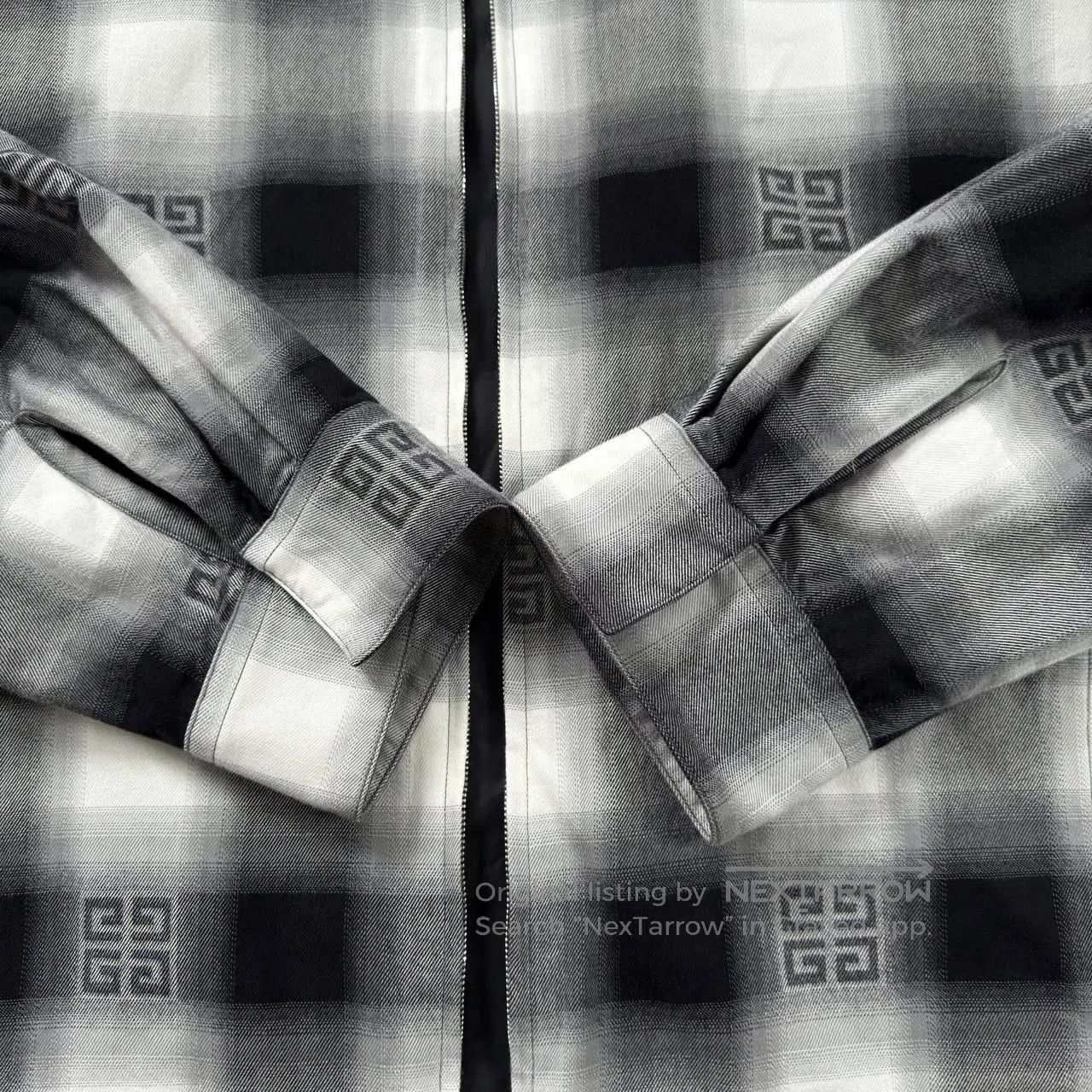 Givenchy Givenchy Plaid Print Hoodie Jacket. Size M / US 6-8 / IT 42-44 - 6 Thumbnail