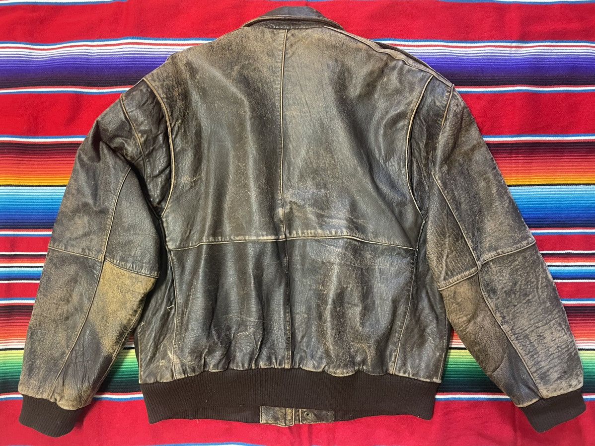 Vintage Mens A2 Bomber jacket Size US L / EU 52-54 / 3 - 2 Thumbnail