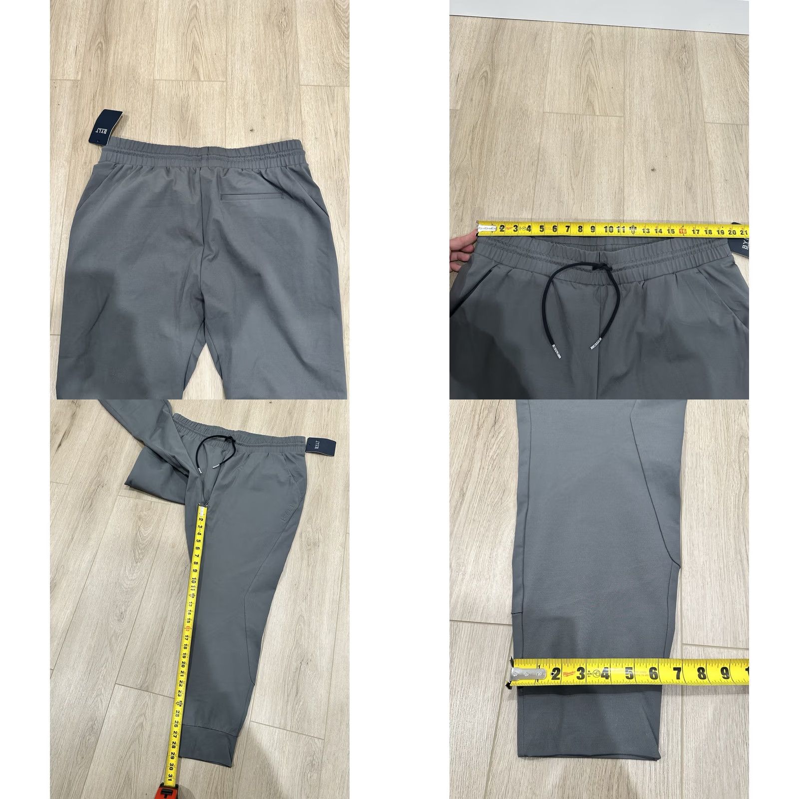 Asics BYLT Jogger Pants Men 3XL Gray NWT Activewear Athletic Performance Tapered Drawstring Pants Size US 39 - 9 Thumbnail