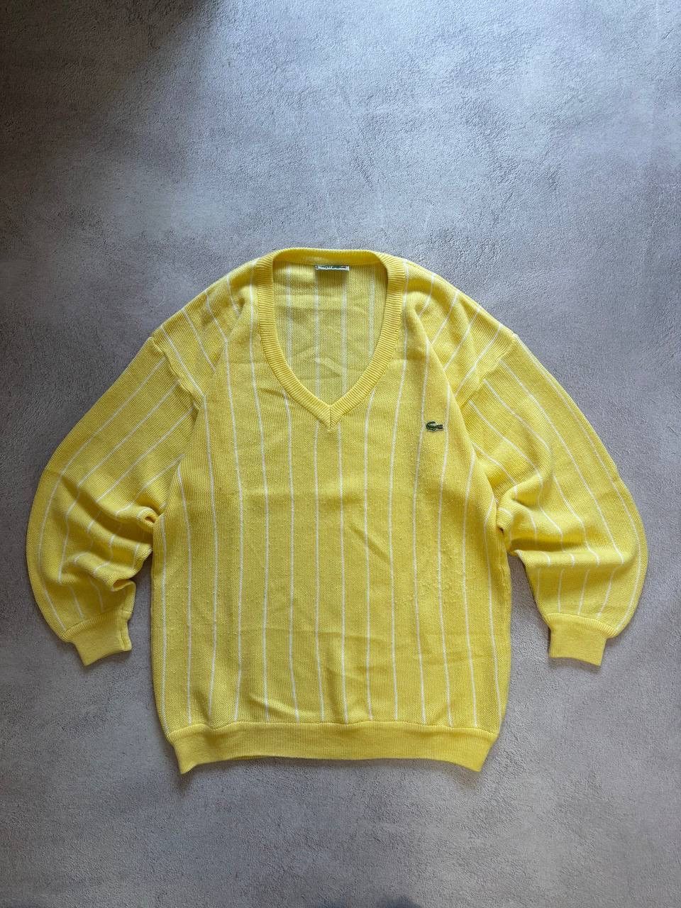 Lacoste × Vintage Chemise Lacoste archive vintage distressed sweater Size US XL / EU 56 / 4 - 2 Thumbnail