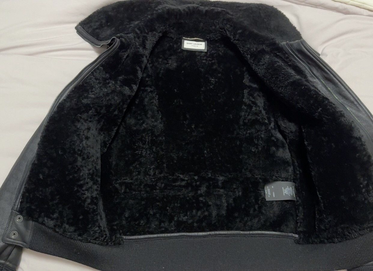 Saint Laurent Paris × Yves Saint Laurent Saint Laurent collar pilot fur one-piece jacket2412- Size US S / EU 44-46 / 1 - 5 Thumbnail