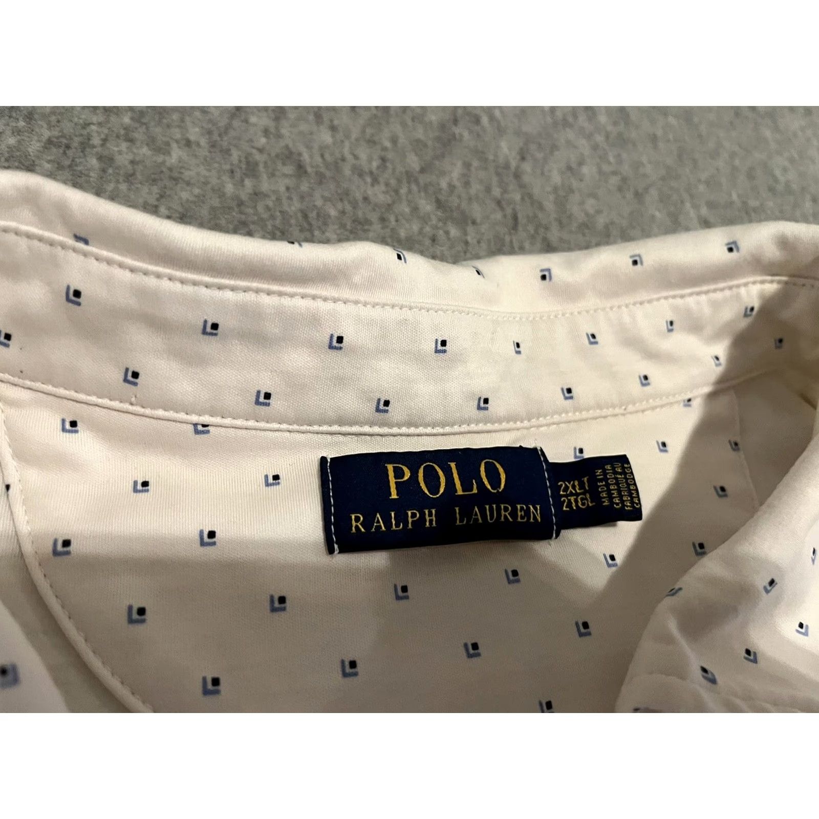 Polo Ralph Lauren Polo Ralph Lauren Polo Shirt Mens 2XLT Short Sleeve White Polo Shirt Mens 2XLT - Short Sleeve Shirt 2XLT Men's White Polo Ralph Lauren Size US XXL / EU 58 / 5 - 2 Thumbnail