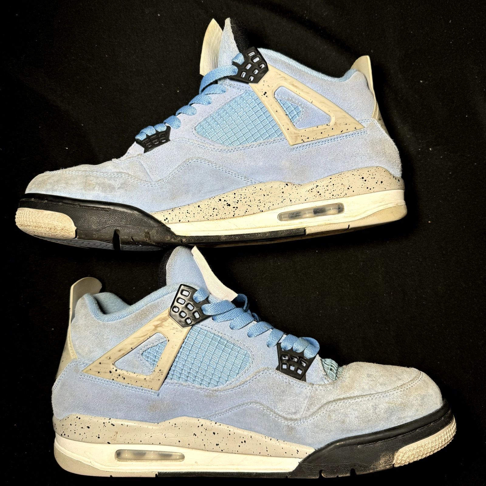Jordan Brand × Nike Size 12 Nike Air Jordan 4 Retro University Blue Men's Shoes Size US 12 / EU 45 - 3 Thumbnail