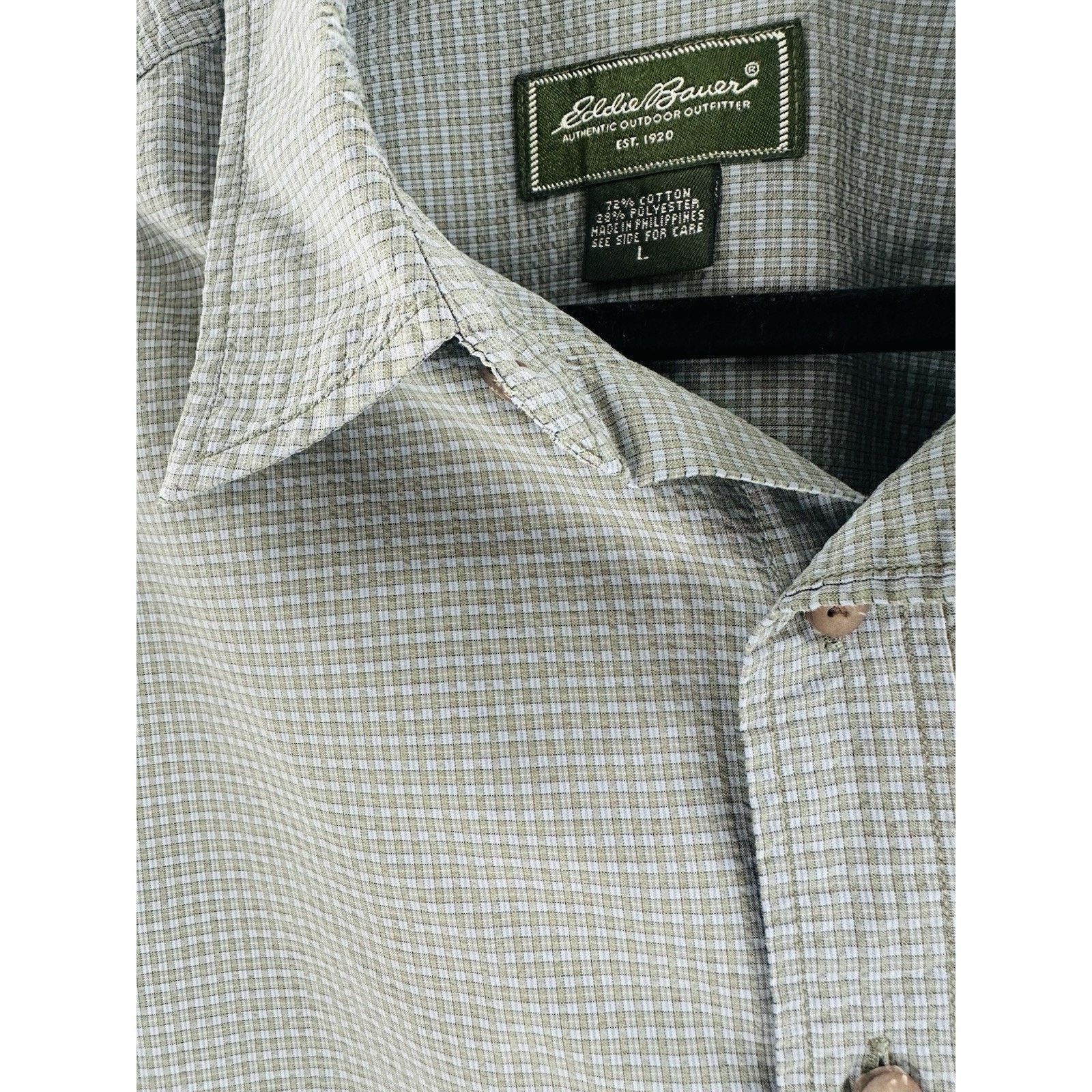 Eddie Bauer Eddie Bauer Polo Shirt Short Sleeve Men's L Green Outdoor Size US L / EU 52-54 / 3 - 6 Thumbnail