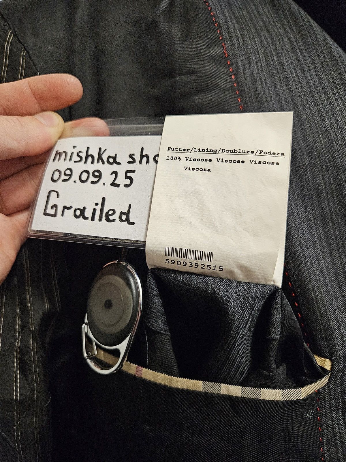 Burberry Vintage Burberry blazer jacket Size 54L - 8 Thumbnail