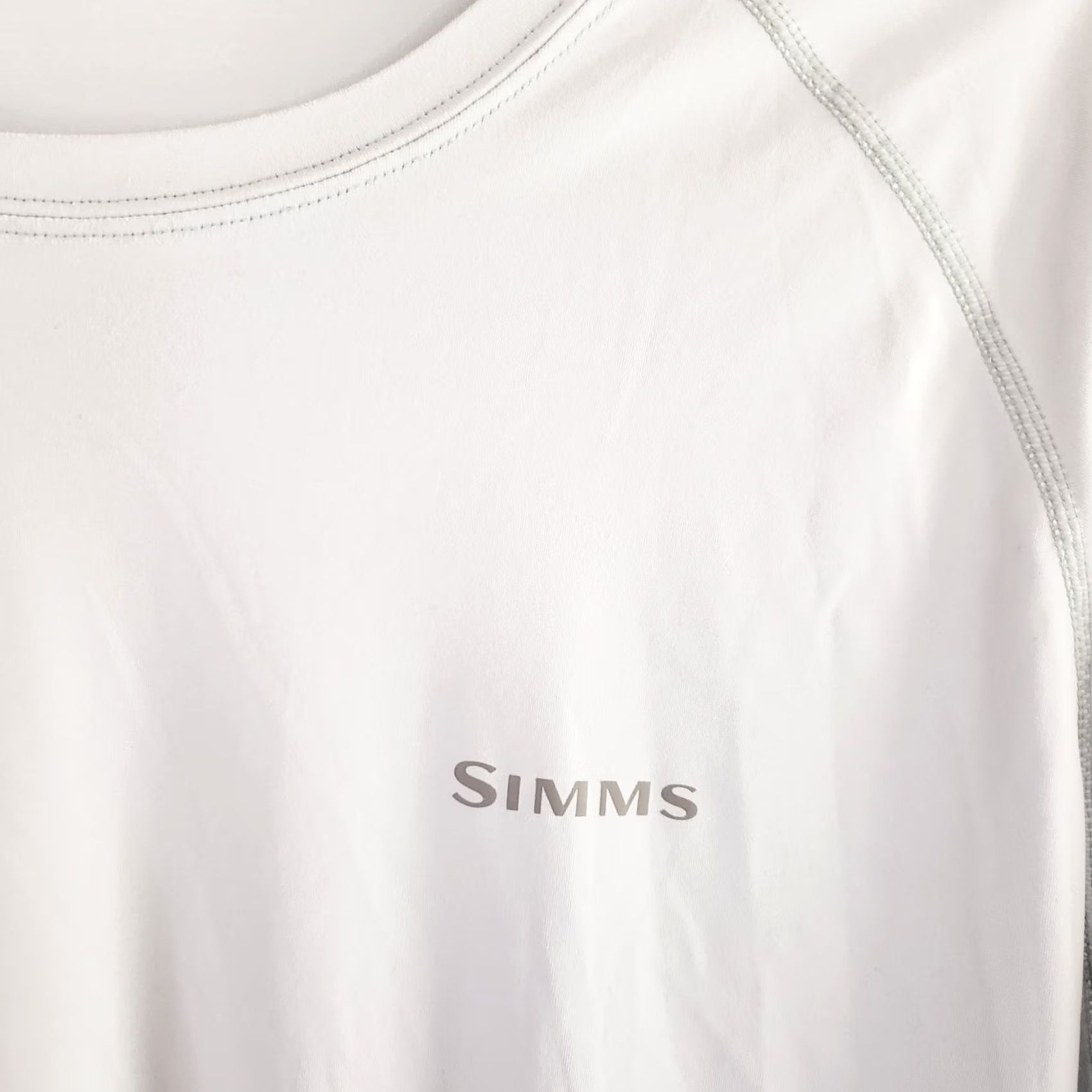 Vintage Simms Shirt Mens Large L Long Sleeve SolarFlex UPF50+ Blue Performance Fishing Activewear Shirt Mens L Blue Size US L / EU 52-54 / 3 - 4 Thumbnail