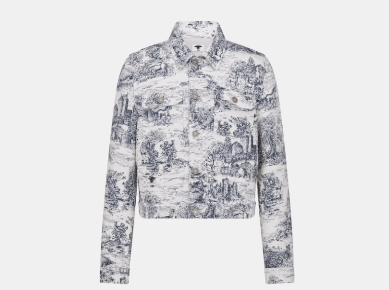 Dior o1w1db10326 512V11 Jacket in White/Blue Size S / US 4 / IT 40 - 1 Thumbnail