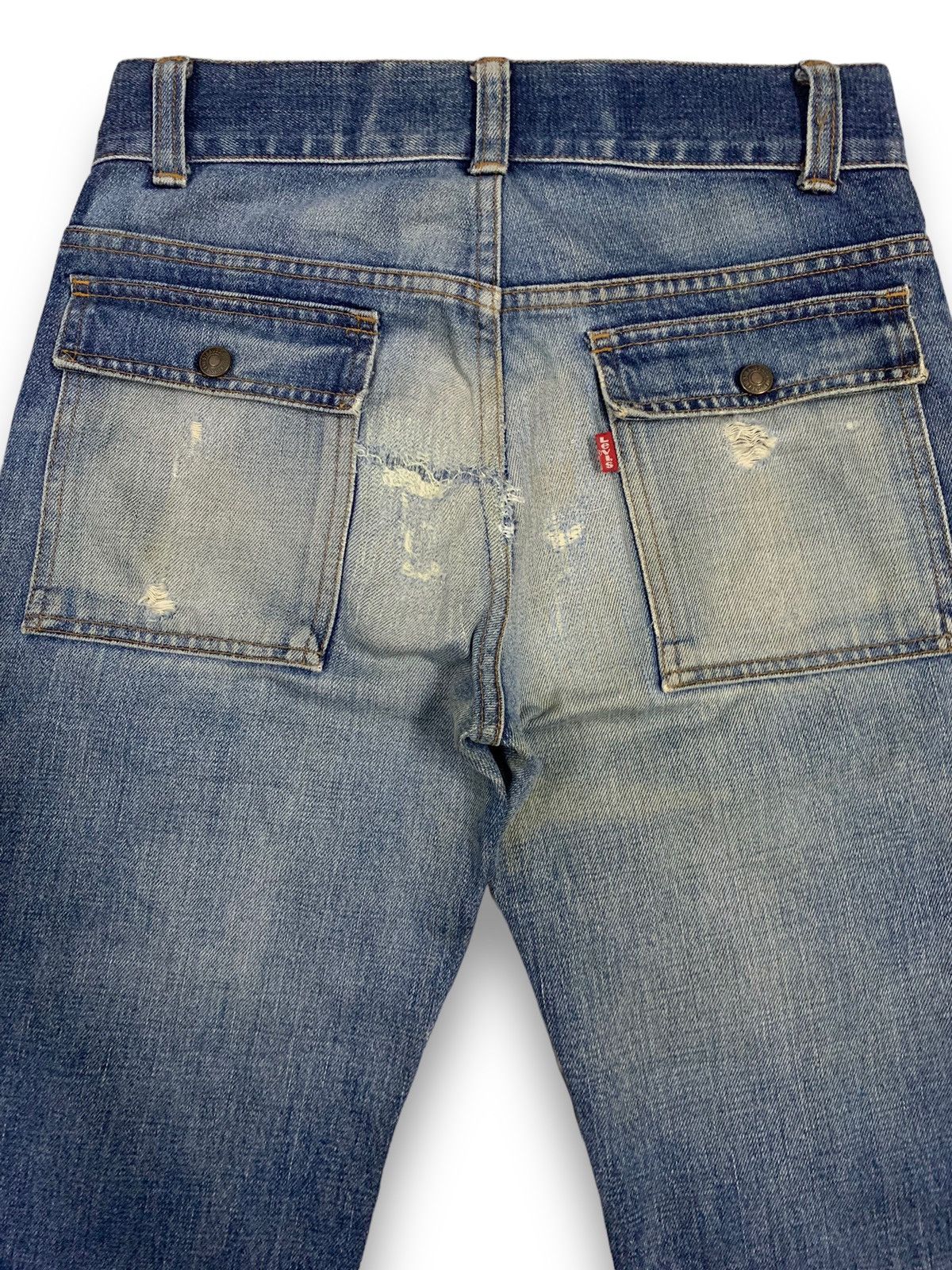 Levi's Vintage 90s Levis Red Tab Distressed Bush Denim Pants Size US 29 - 10 Thumbnail
