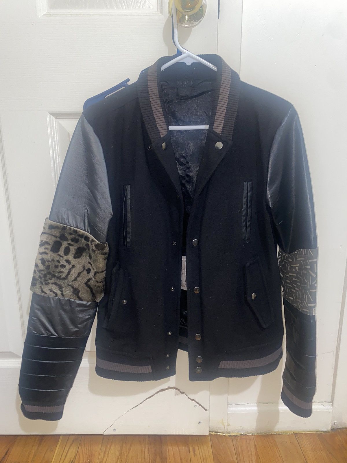 Black Label Mg Black Label Varsity Style Jacket Size US S / EU 44-46 / 1 - 1 Thumbnail