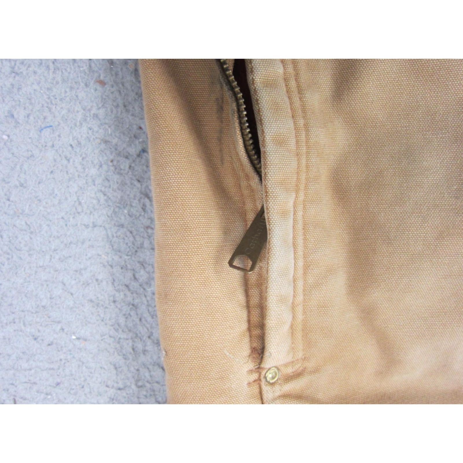 Carhartt VINTAGE Carhartt Bib Overalls Mens 38 x 24 Brown Lined Double Knee Duck Canvas Workwear Size US 38 / EU 54 - 5 Thumbnail
