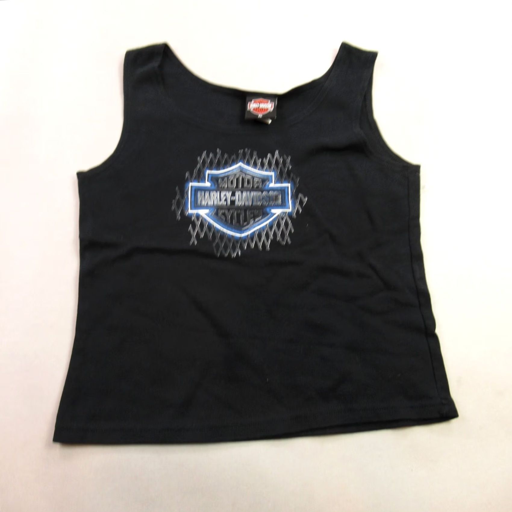 Harley Davidson Harley-Davidson Shirt Womens XL Sleeveless Black Crew Neck Lightweight Casual Knit Logo All Seasons Travel Outdoor Motorcycle Mens Girls Womens Size XL / US 12-14 / IT 48-50 - 2 Thumbnail