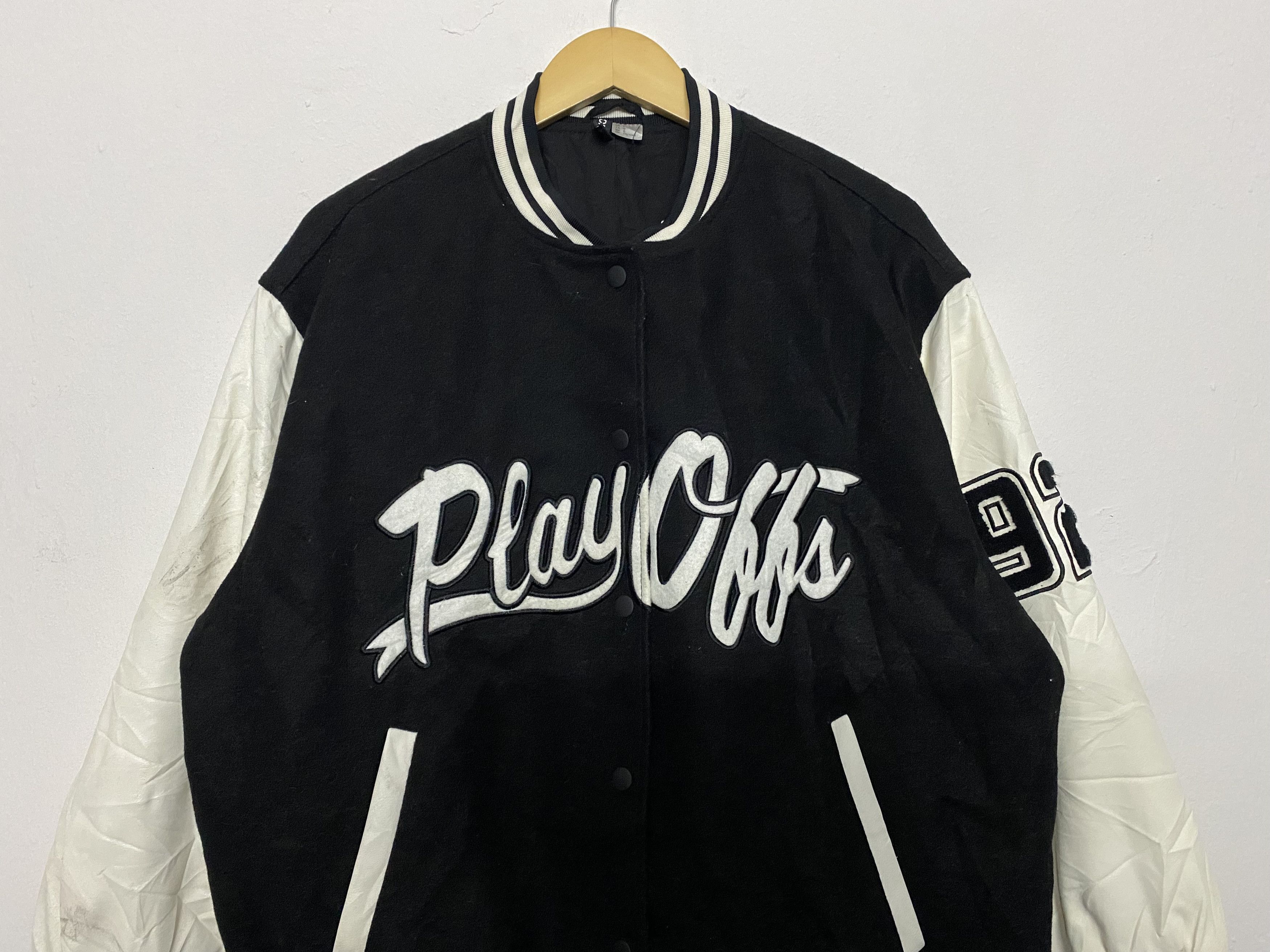 H&M H&M Divided ‘Play Offs’ Wool Varsity Jacket Size US L / EU 52-54 / 3 - 3 Thumbnail