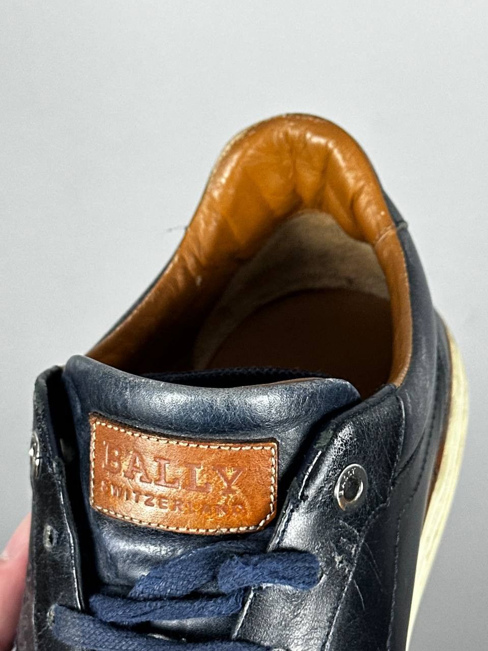 Bally BALLY Blue Leather Sneakers Men’s Shoes Size US 9 Size US 9 / EU 42 - 13 Thumbnail