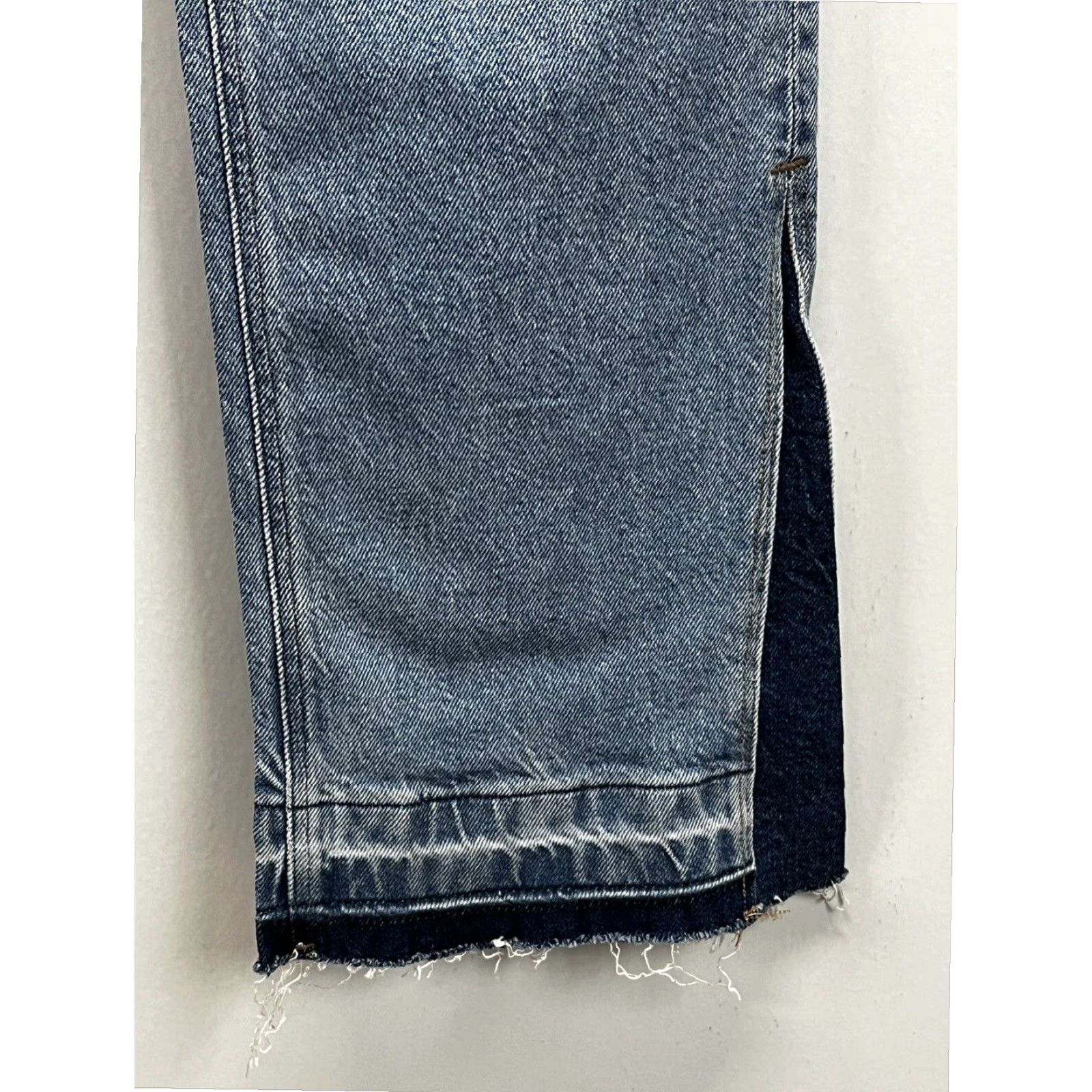 American Eagle Outfitters American Eagle Low Rise Raw Hem Skinny Kick Flare Denim Jeans Women Blue Size 12 Size 34" / US 12 / IT 48 - 5 Thumbnail