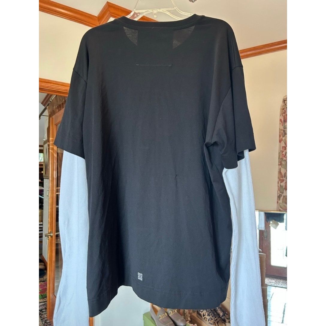 Givenchy Givenchy Black Graphic Logo T-Shirt Size US XXL / EU 58 / 5 - 2 Thumbnail