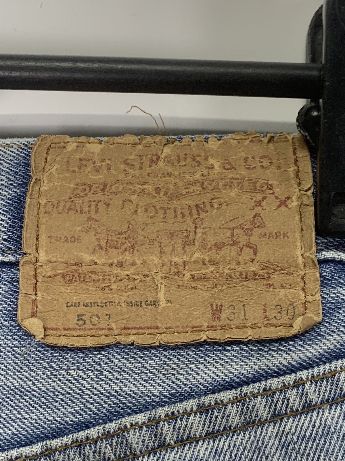 Levi's Vintage Clothing × Vintage Vintage 80’s 501 Levi Strauss & Co denim Size US 32 / EU 48 - 11 Thumbnail