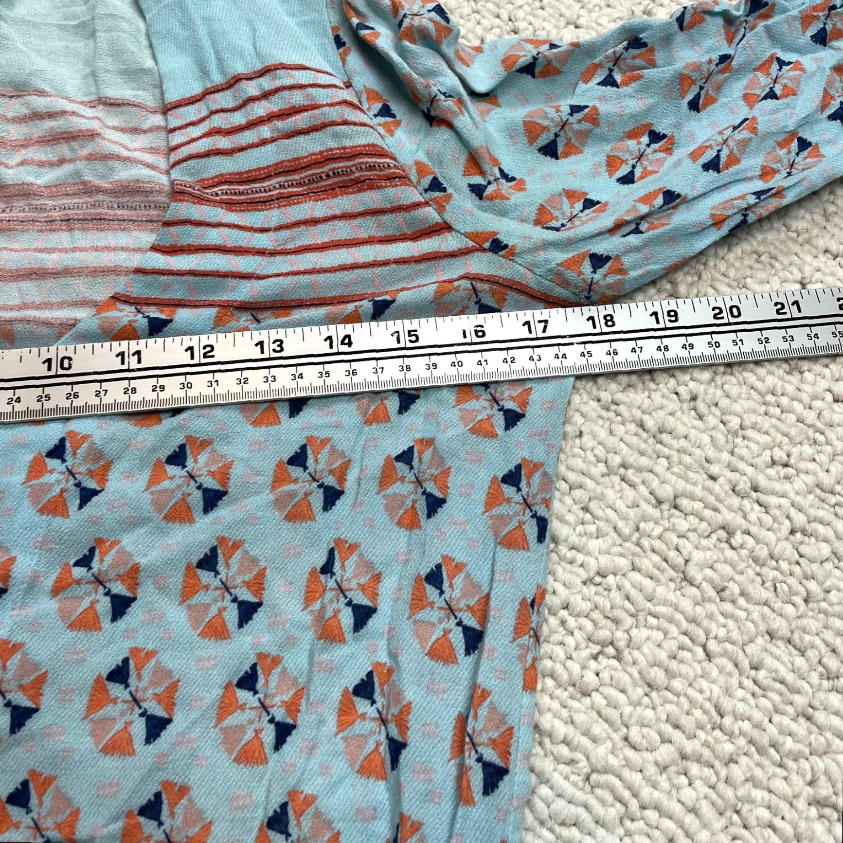 Bcbgmaxazria VINTAGE BCBGMAXAZRIA Maxi Dress Womens S Long Sleeve V-Neck Pullover Casual Party/Cocktail Travel Blue Rayon Size S / US 4 / IT 40 - 7 Thumbnail