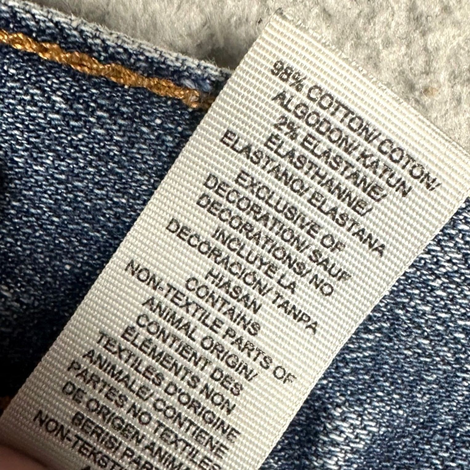 Lucky Brand Lucky Brand 221 Jeans Mens 36X32 Blue Original Straight Distressed Stretch Denim Size US 36 / EU 52 - 5 Thumbnail