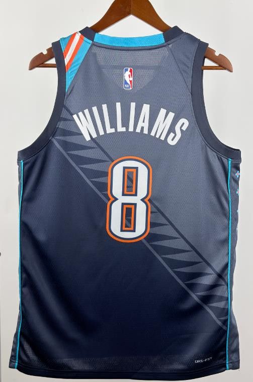 NBA Oklahoma City Thunder #8 Jalen Williams Jersey Size US S / EU 44-46 / 1 - 2 Thumbnail