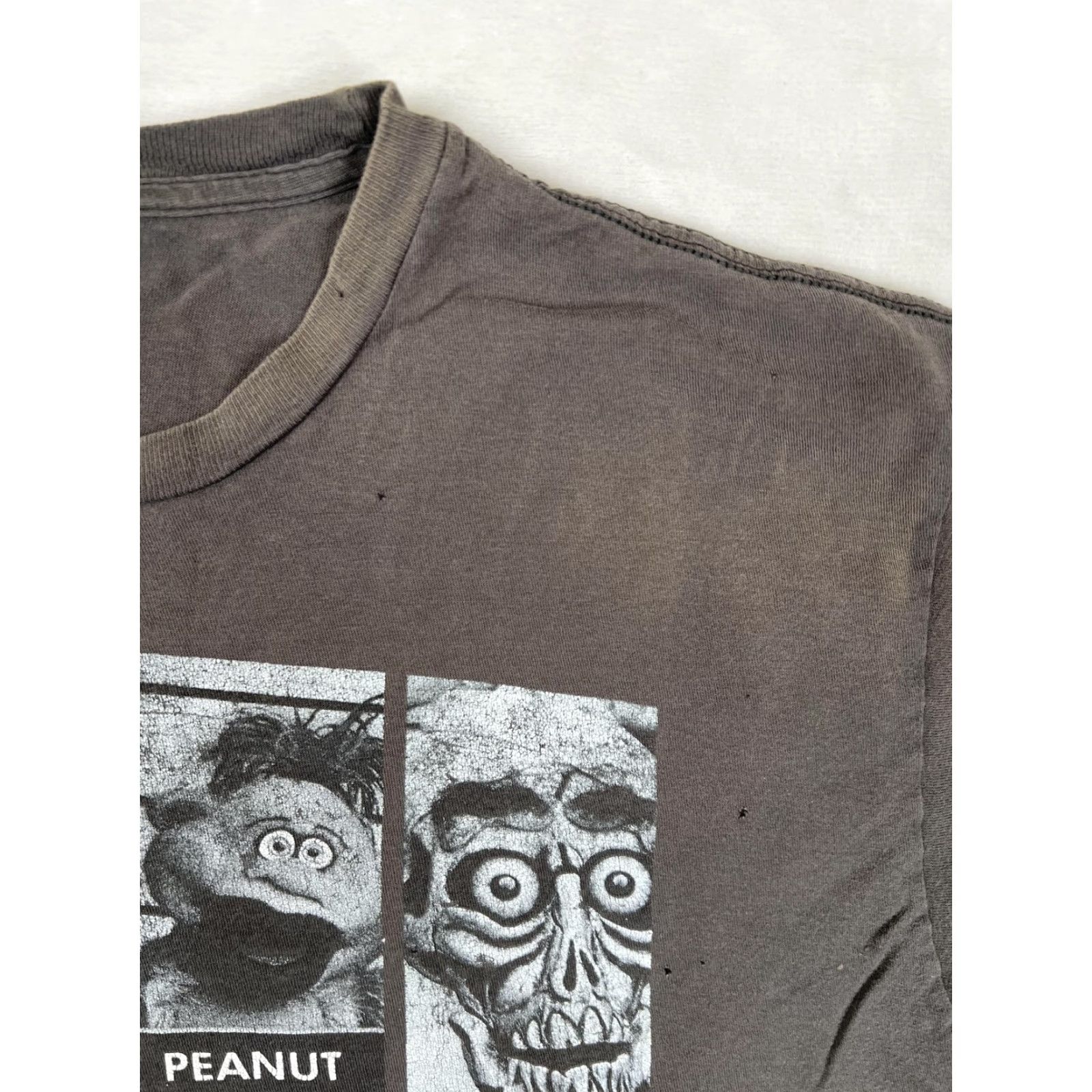 Peanuts Jeff Dunham Disorderly Conduct Tour Graphic T-Shirt Mens XL Black Walter Peanut Achmed Crew Neck Short Sleeve Size US XL / EU 56 / 4 - 5 Thumbnail