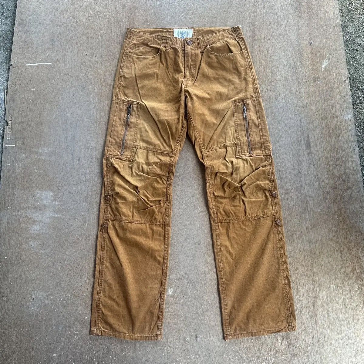Beauty Beast SICKSS!!JAPANESE VTG TROUSERS UTILITY ARMY DOUBLE KNEE PANTS Size US 32 / EU 48 - 3 Thumbnail