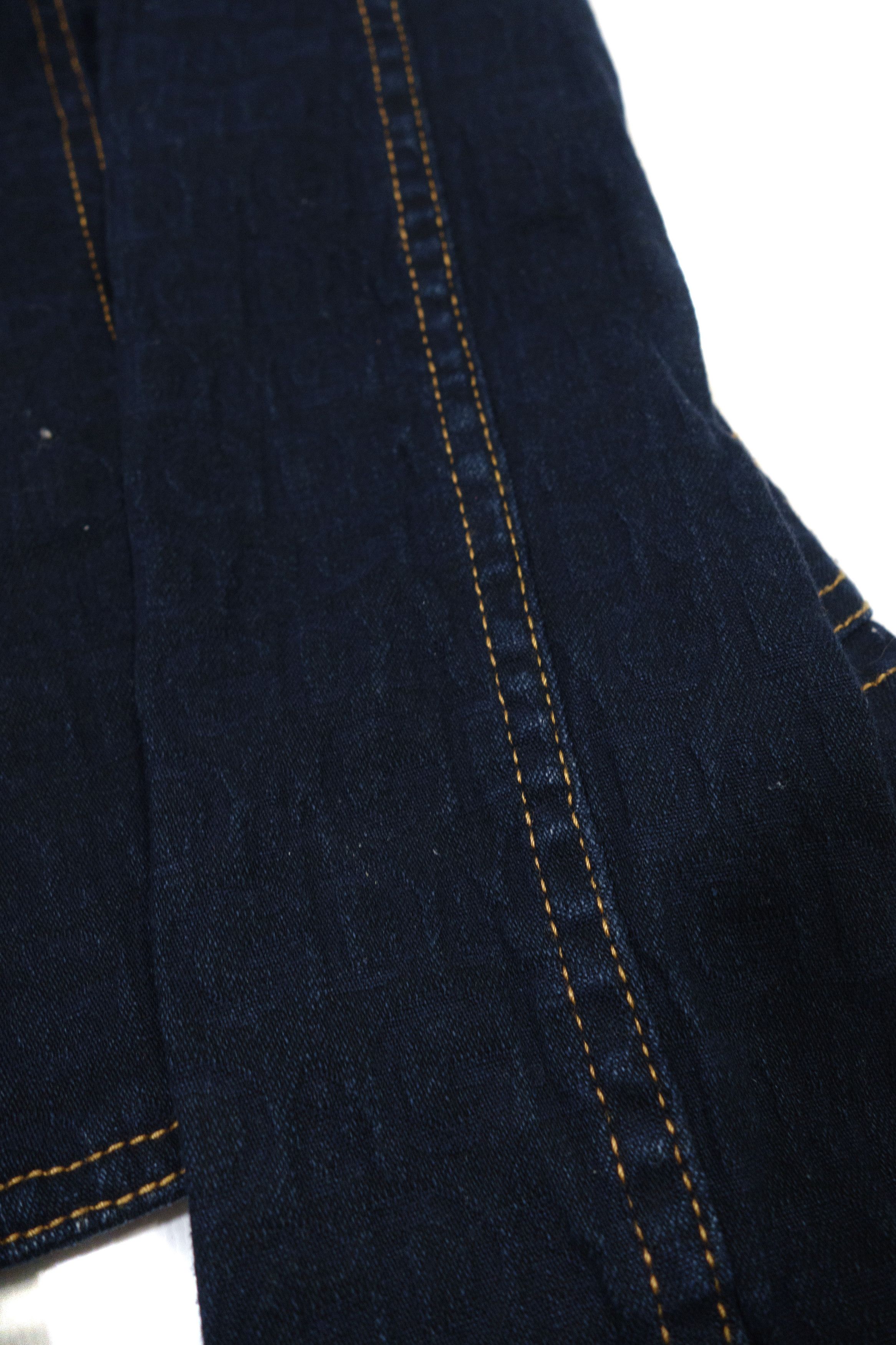 Dolce & Gabbana Y2K D&G Monogram Fitted Denim Jacket Blazer Size XS / US 0-2 / IT 36-38 - 7 Thumbnail