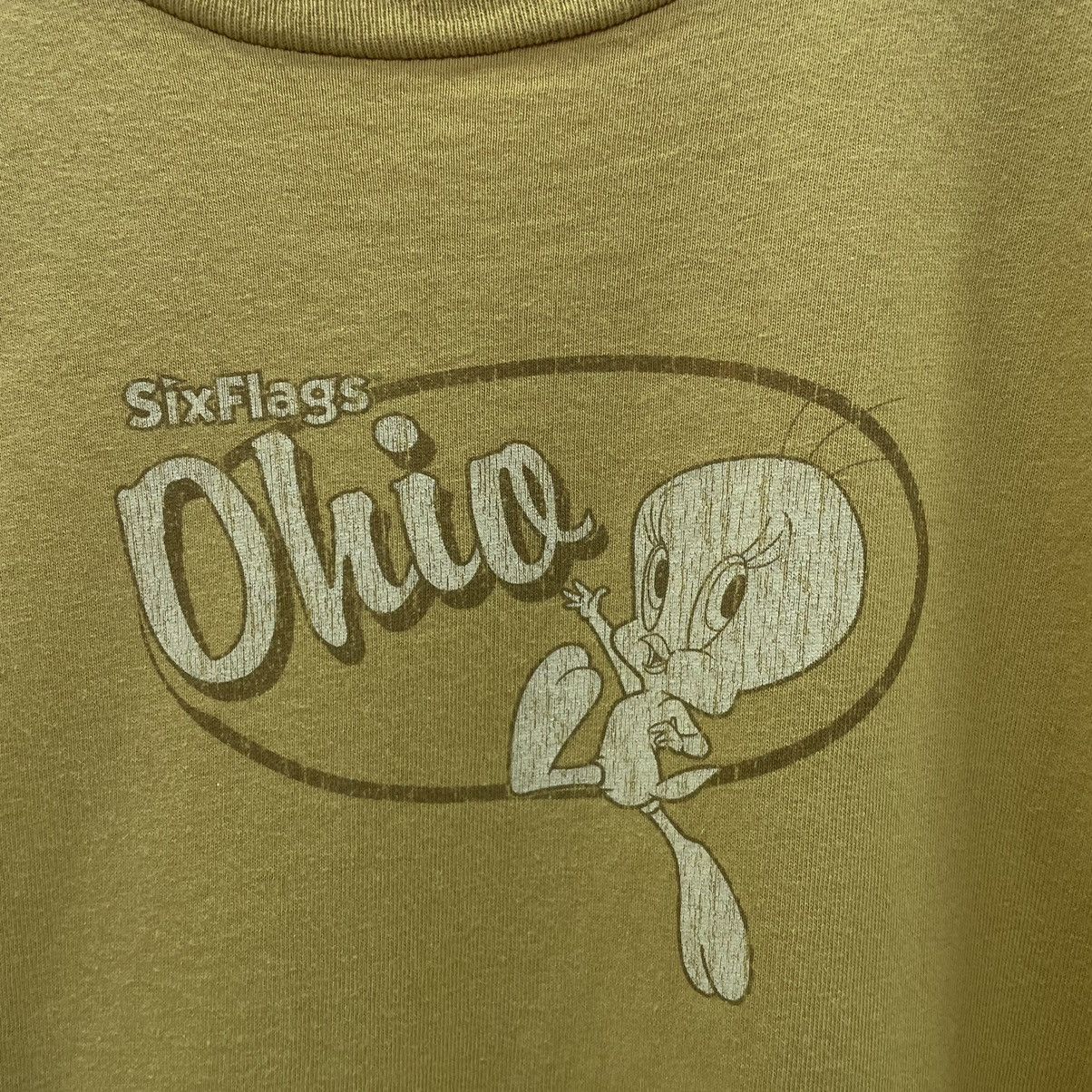 Cartoon Network × Vintage Vintage 1990s Six Flag USA Looney Tunes Tweety T Shirt Size US L / EU 52-54 / 3 - 2 Thumbnail