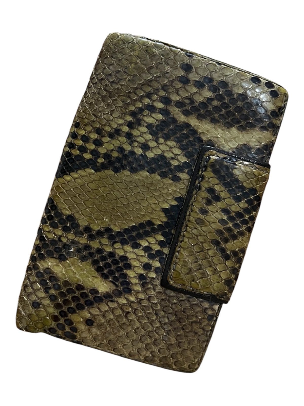 Roen Margiela Python Snakeskin Leather Style Bi-Fold Wallets Size ONE SIZE - 3 Thumbnail