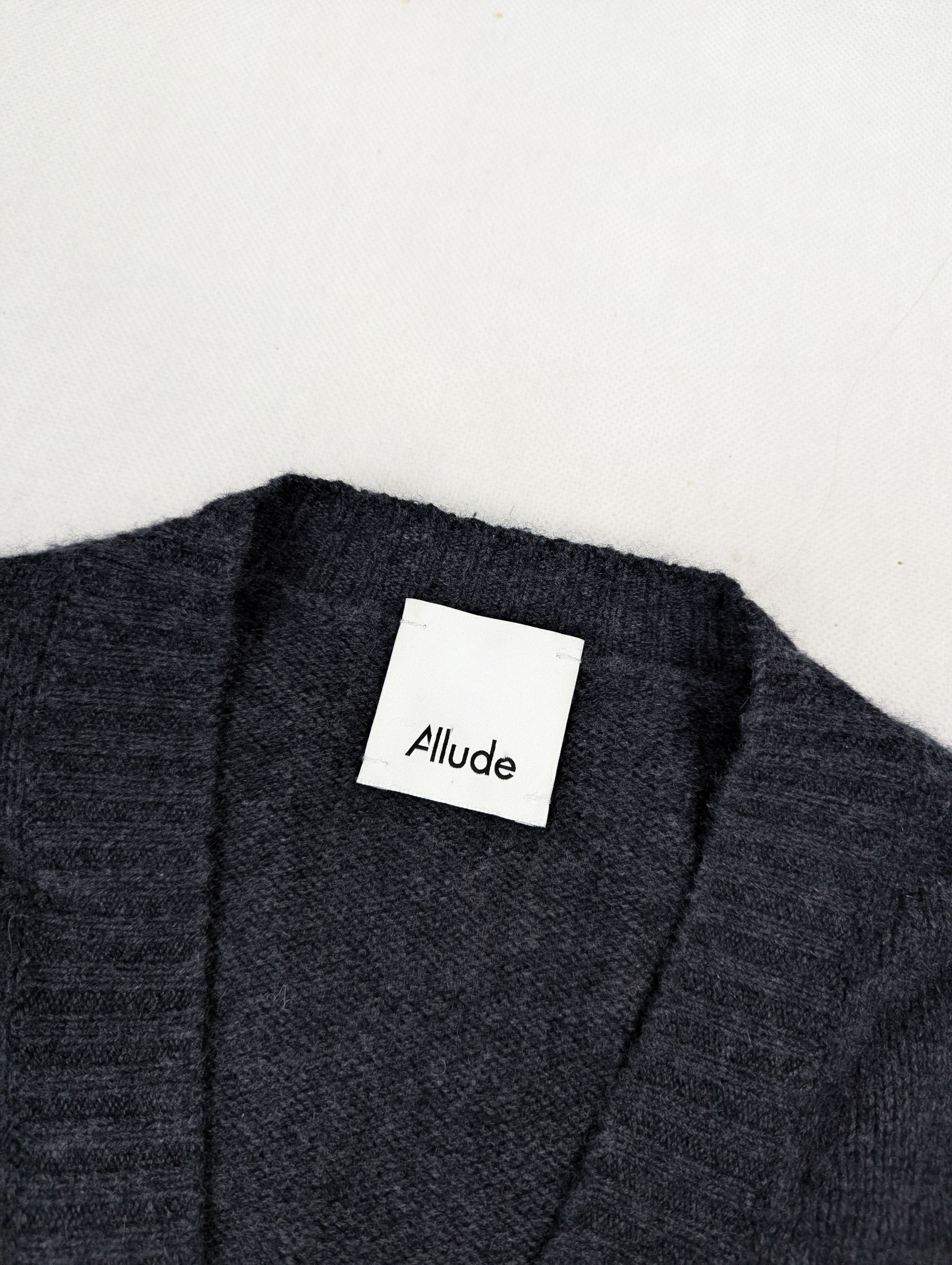 Allude Allude grey cashmere sweater cardigan XS Size XS / US 0-2 / IT 36-38 - 2 Thumbnail