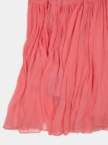 Gucci o1loc1c0226 832084 Tulip Neck Maxi Dress in Pink Size XS / US 0-2 / IT 36-38 - 3 Thumbnail